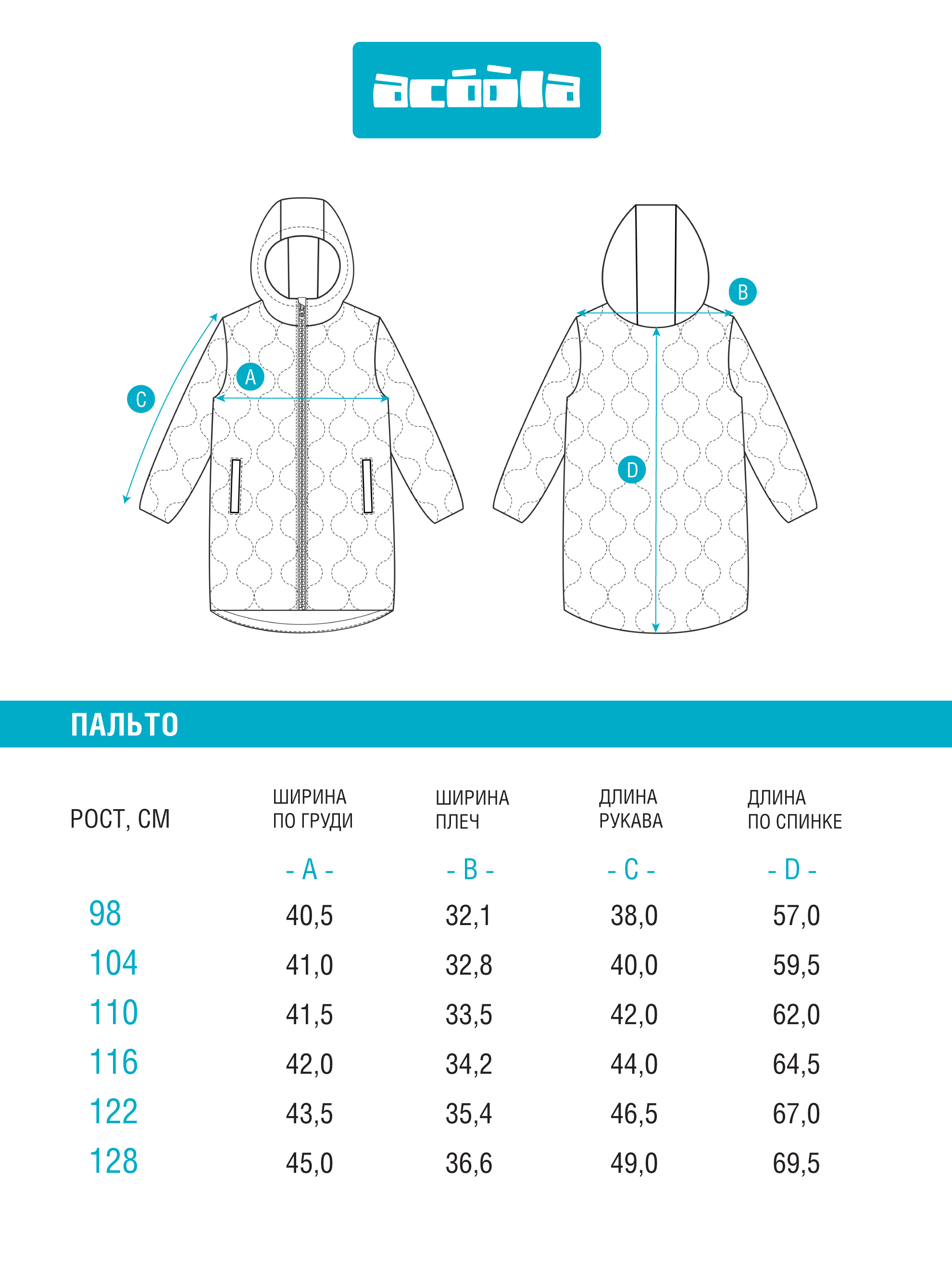 Пальто Acoola 20220670016_0072701 - фото 16