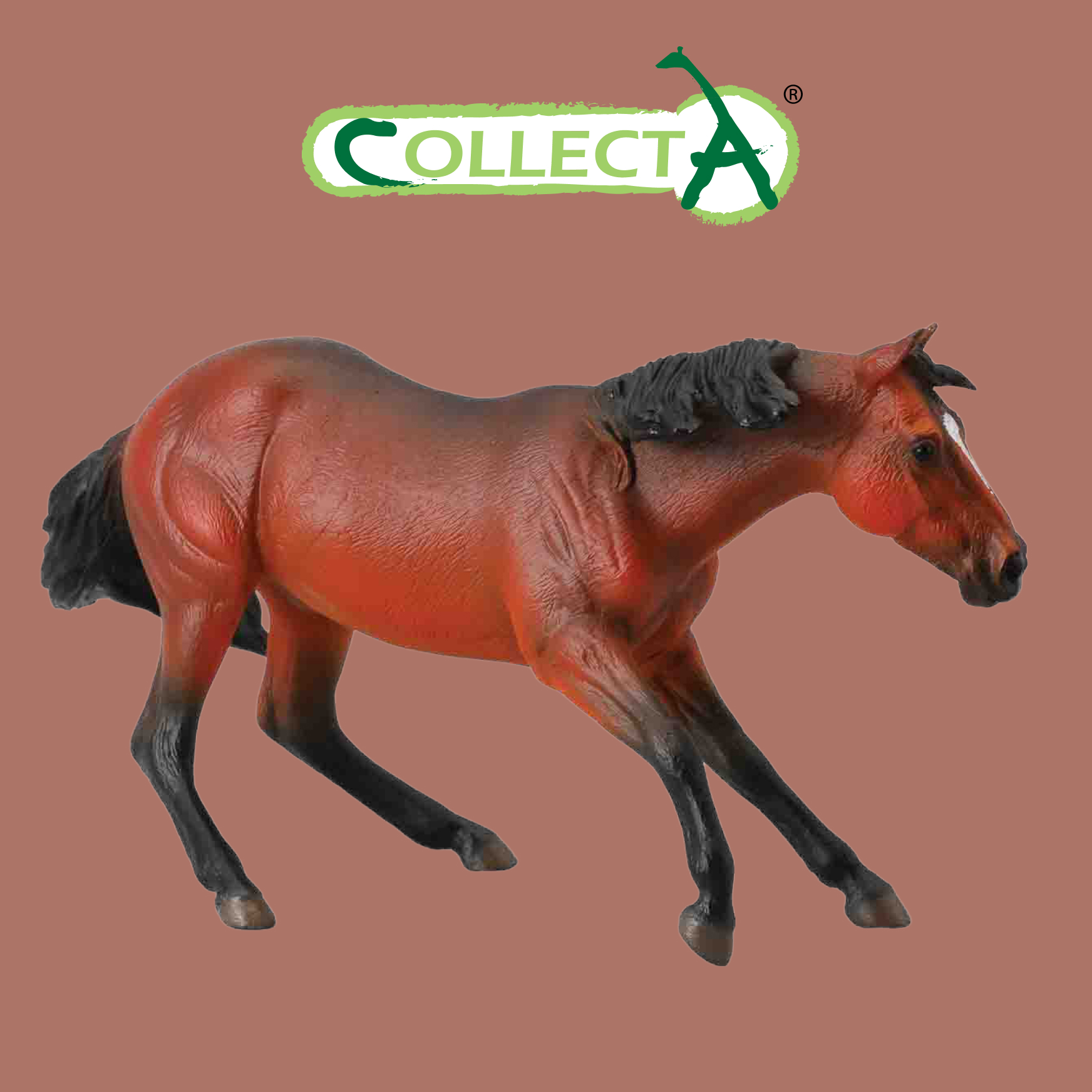 Фигурка Collecta Лошадь Квартерхорс (гнедой) - фото 2