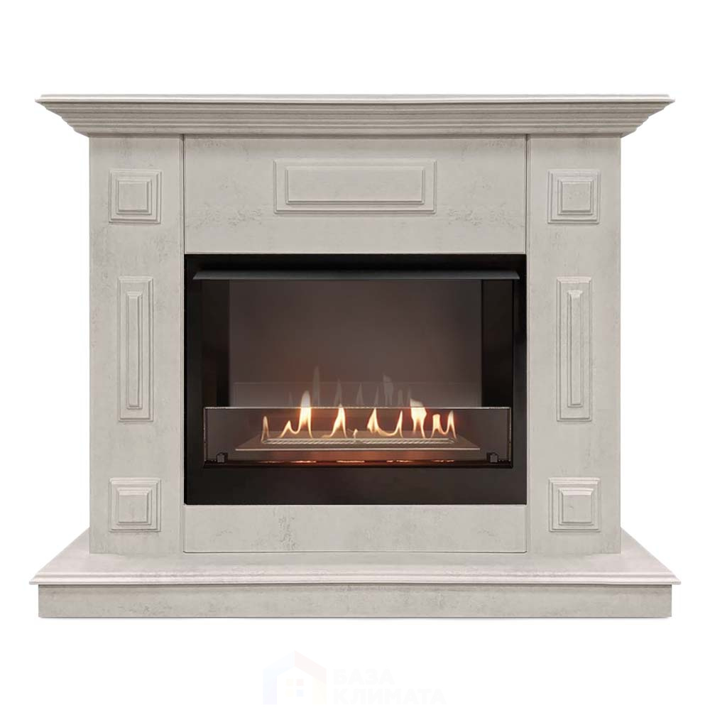 Каминокомплект Хорошие Камины Юпитер с очагом Firelight BFP/P-2520 мрамор - фото 1