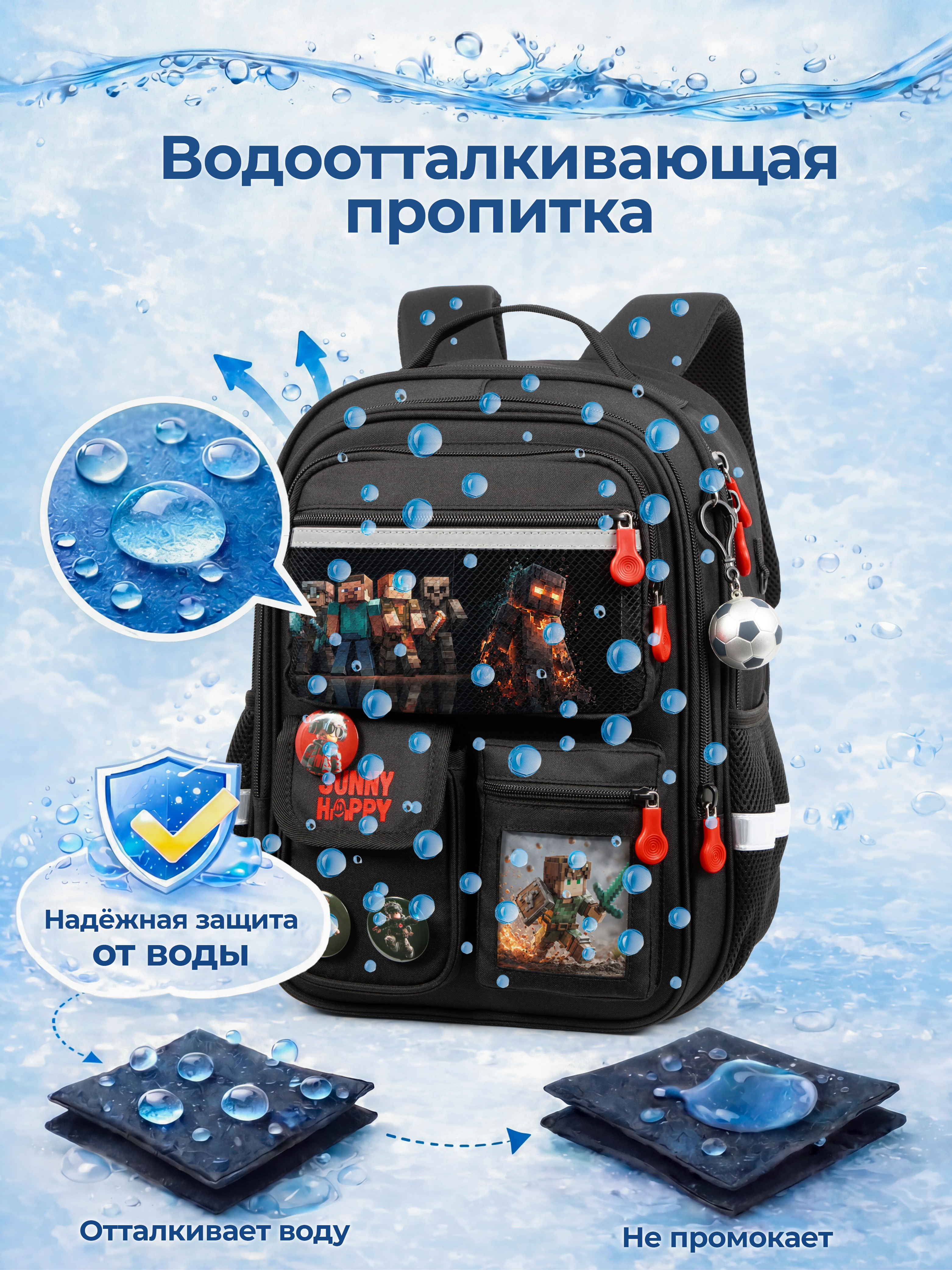 Рюкзак Sunny Happy набор 7 в 1 - фото 10