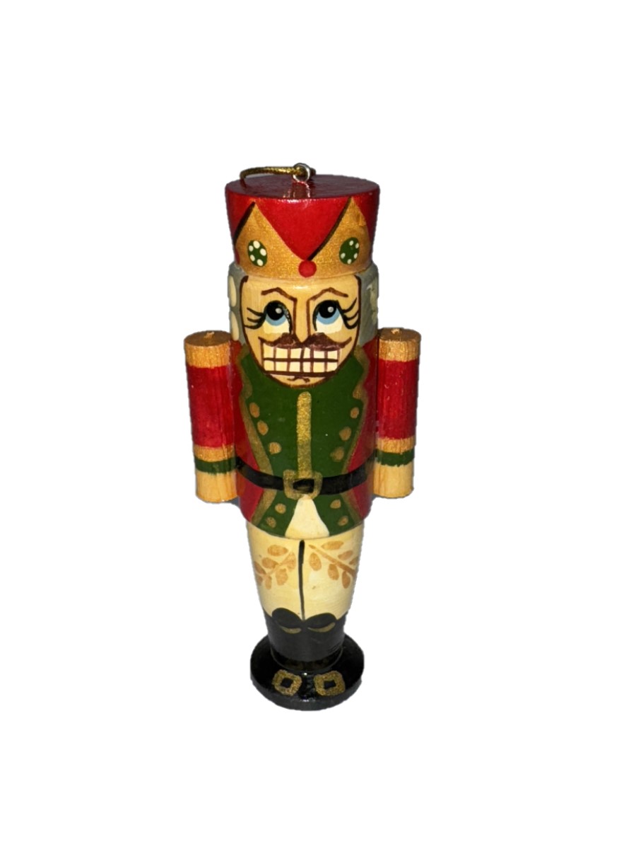 Елочная игрушка Хохлома Оптом фигурки елочные деревянные набор 6 шт - фото 3