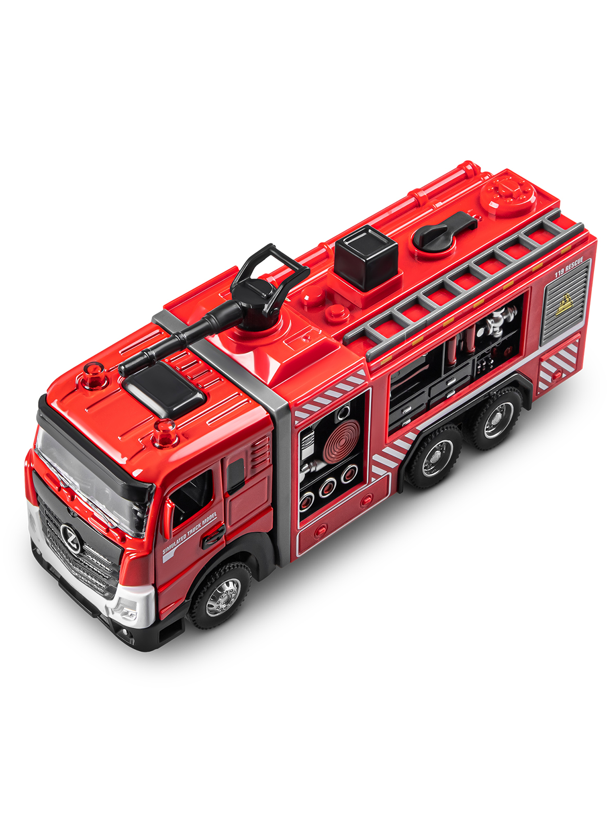 Пожарная машина AUTODRIVE с водой JB0405416 - фото 11