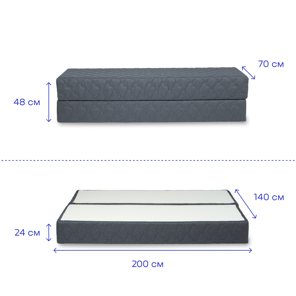 Диван buyson BuyDream синий - фото 7