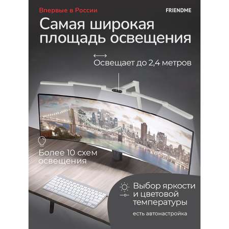 Led светильник светодиодный friendme с двойным источником света