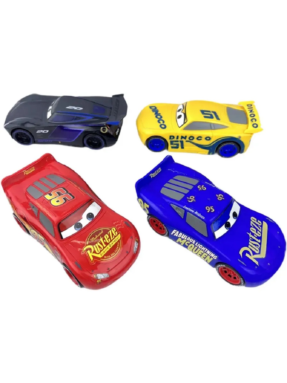 Игровой набор ТОТОША Машинки Тачки Маквин, 4 шт 1:43 3015 - фото 12