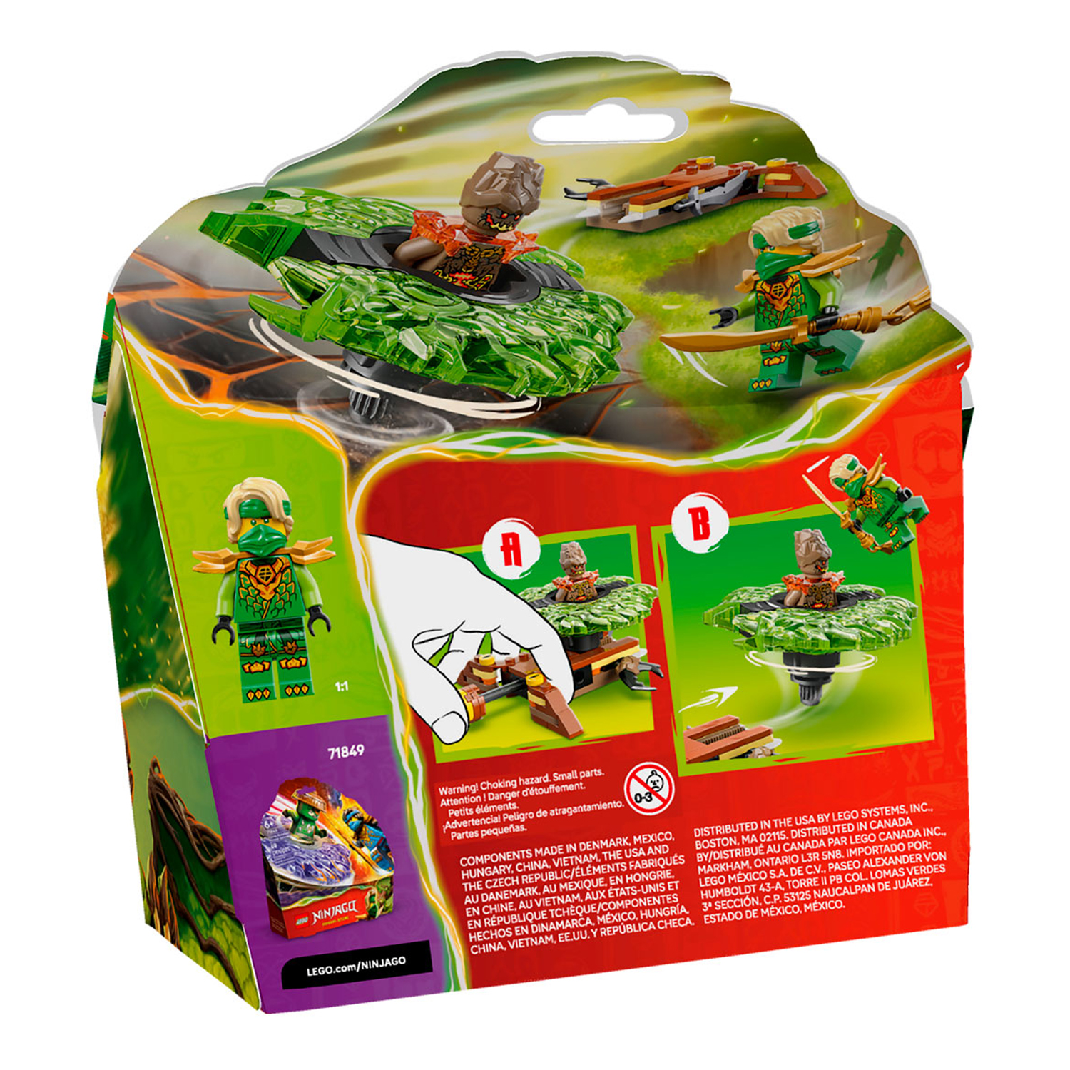 Конструктор LEGO NINJAGO Земляного Монстра Спиннера 52 дет. - фото 3