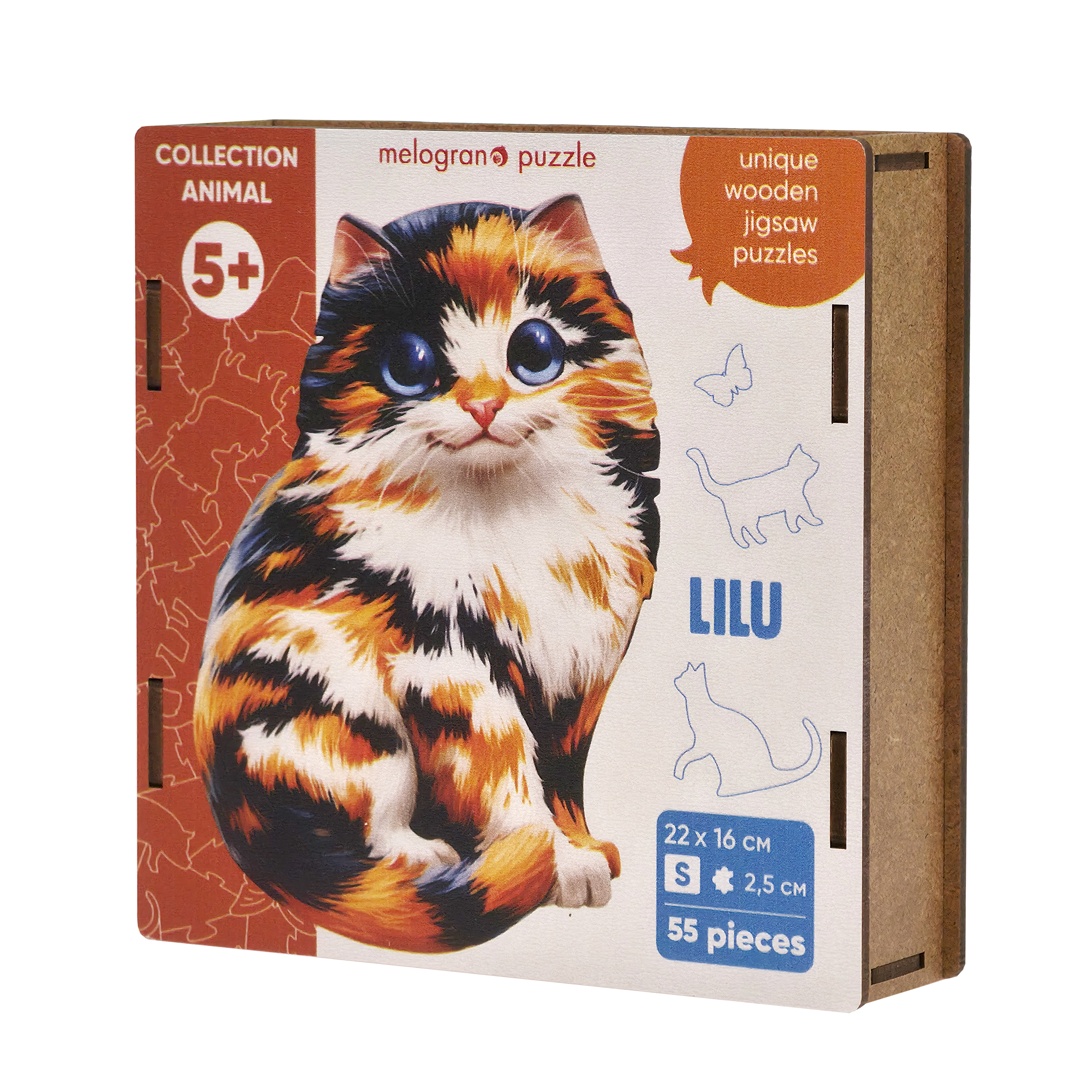 Пазл Melograno puzzle деревянный - фото 3