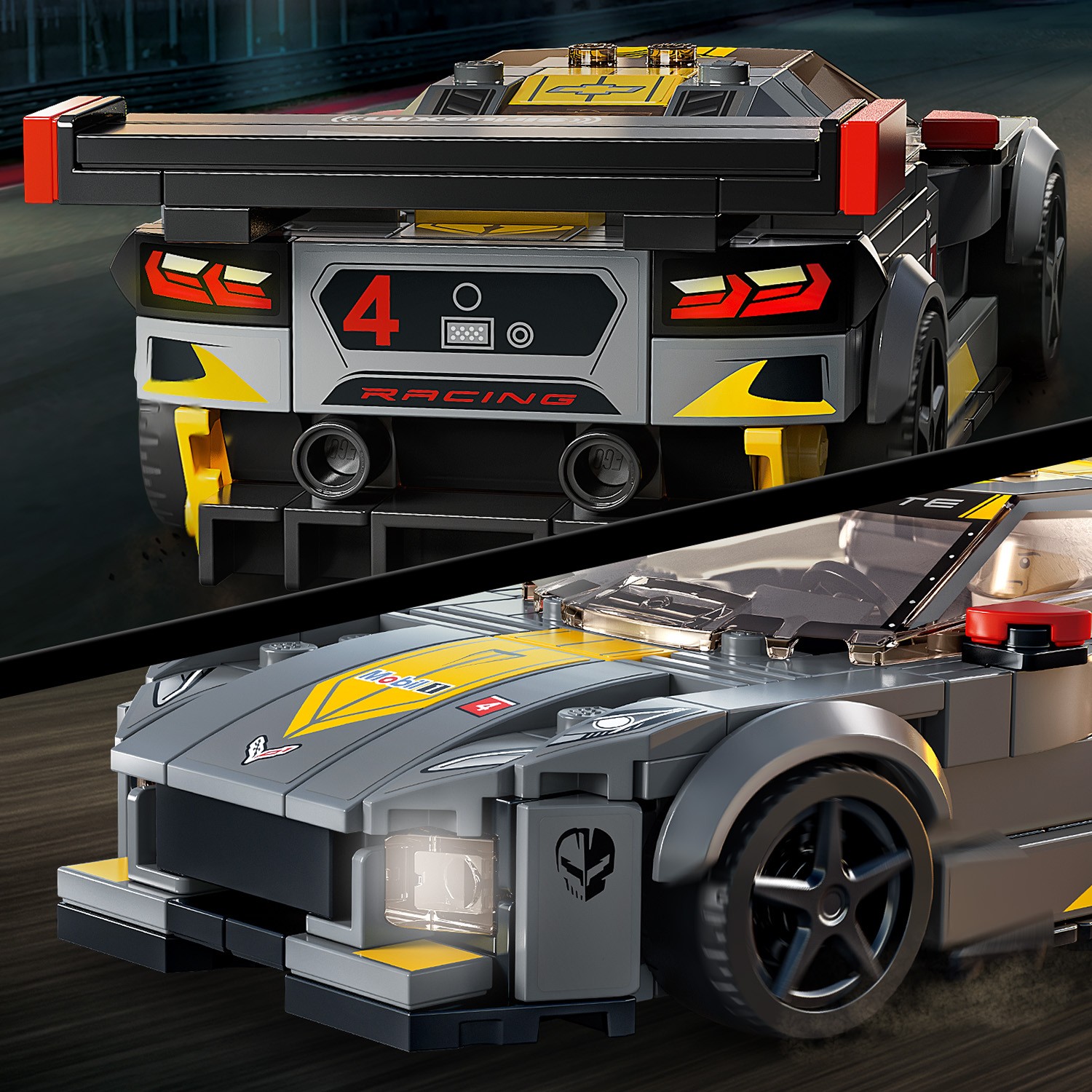 Конструктор LEGO Speed Champions Chevrolet Corvette блочный - фото 8