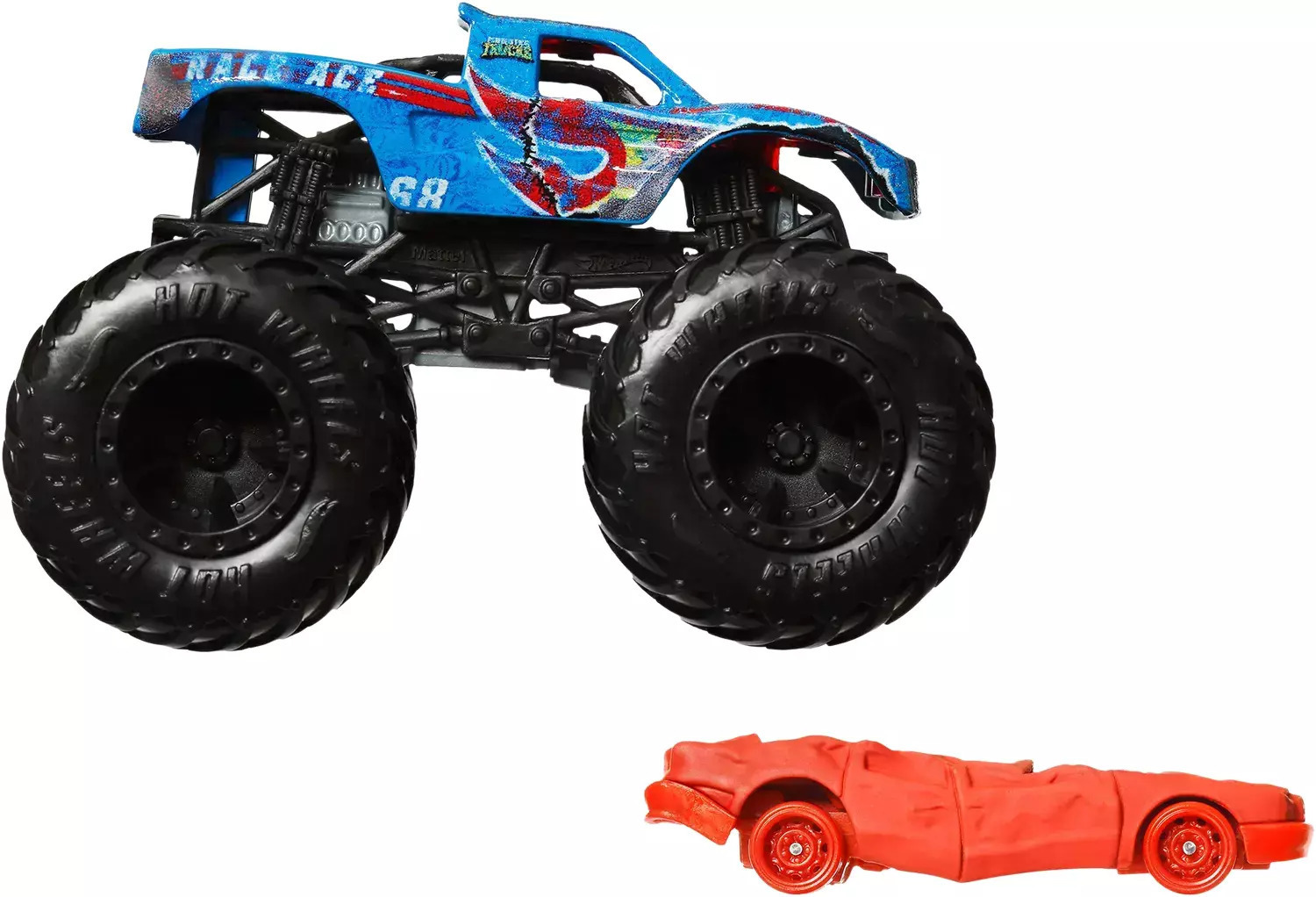 Монстр-трак Hot Wheels Race Ace 1:64 GRH81 - фото 3