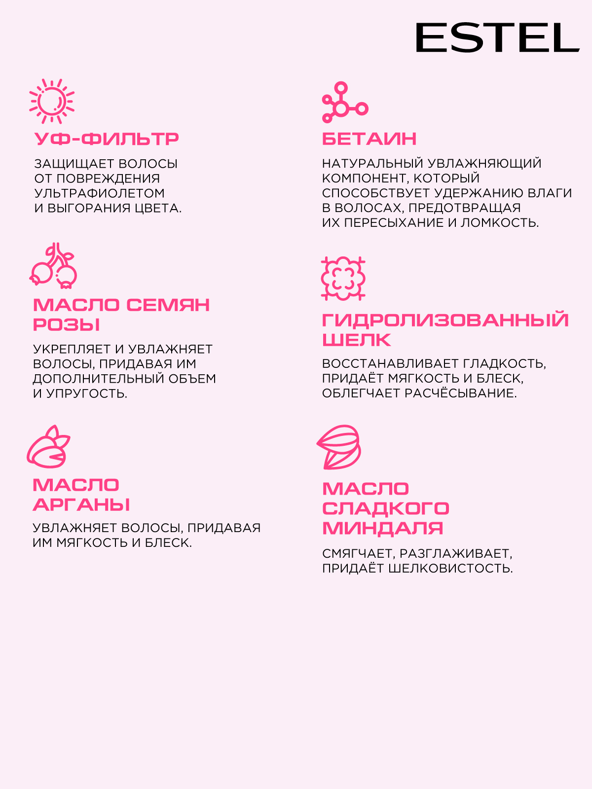 Шампунь ESTEL 18+ PLUS для волос 250 мл 1 шт. - фото 3