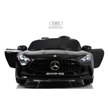 Электромобиль RIVERTOYS Mercedes Y001YY-BLACK-GLANEC С пультом ДУ