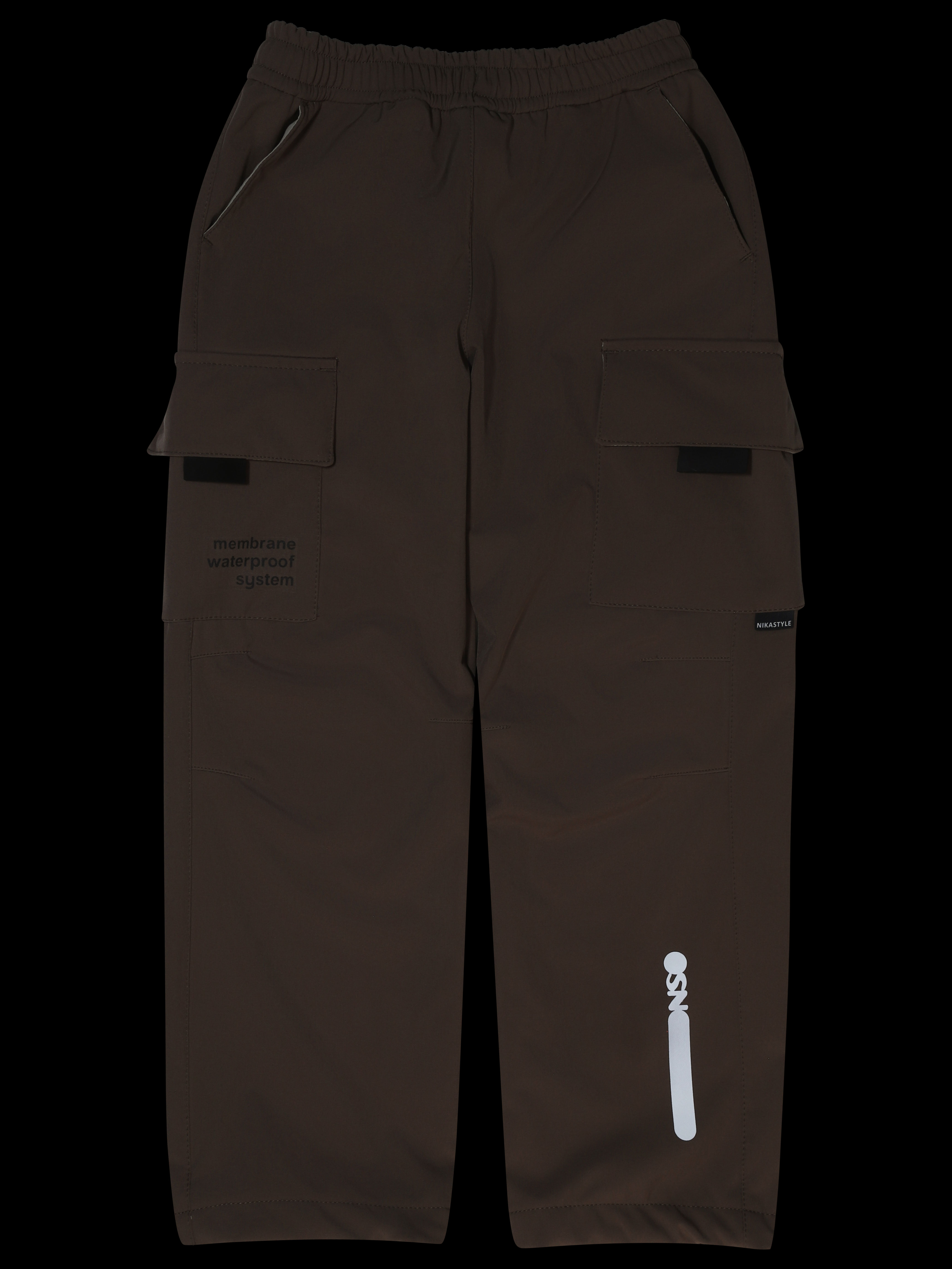 Брюки утепленные NIKASTYLE 2л16626 кофе - фото 9