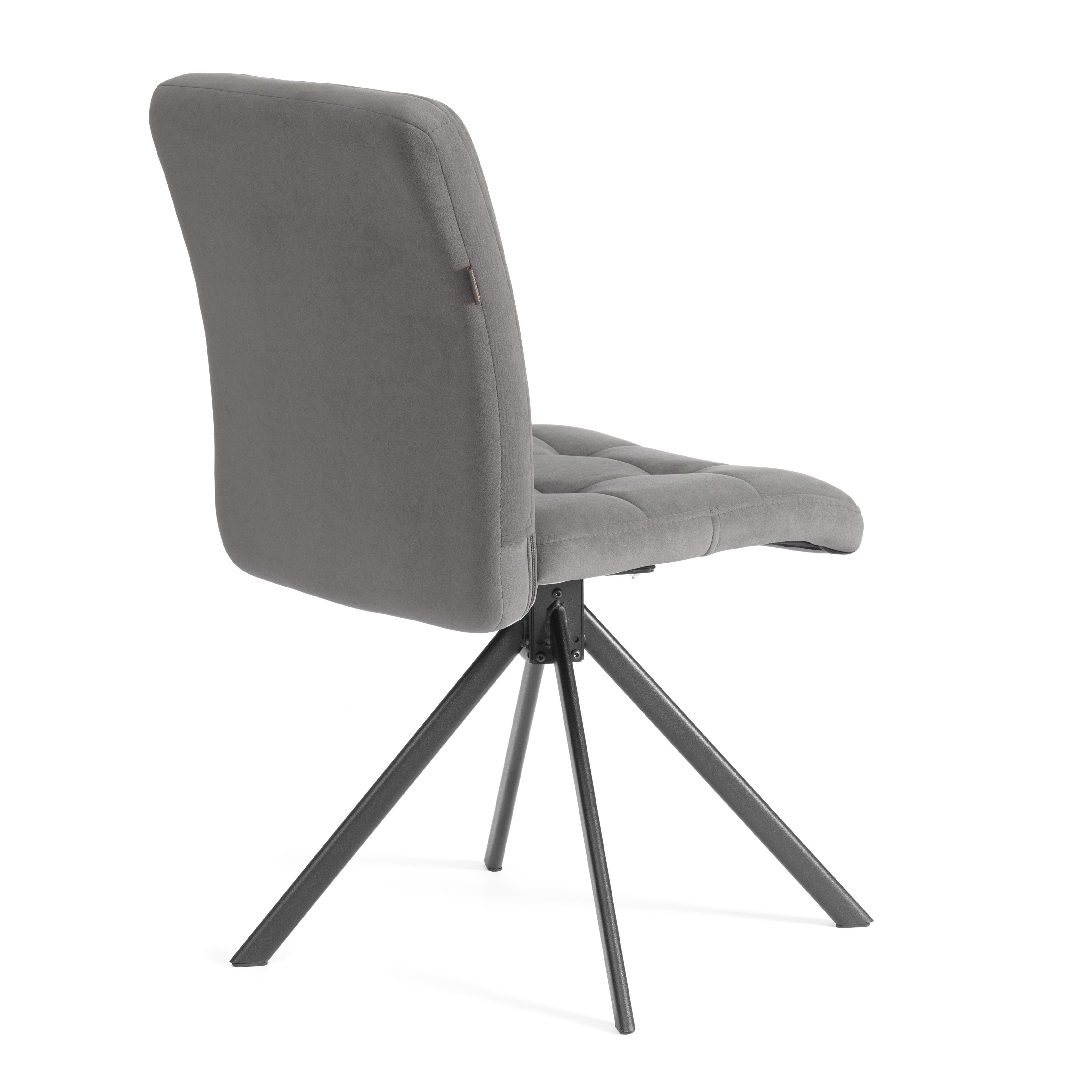 Стул TETCHAIR велюр серый - фото 11