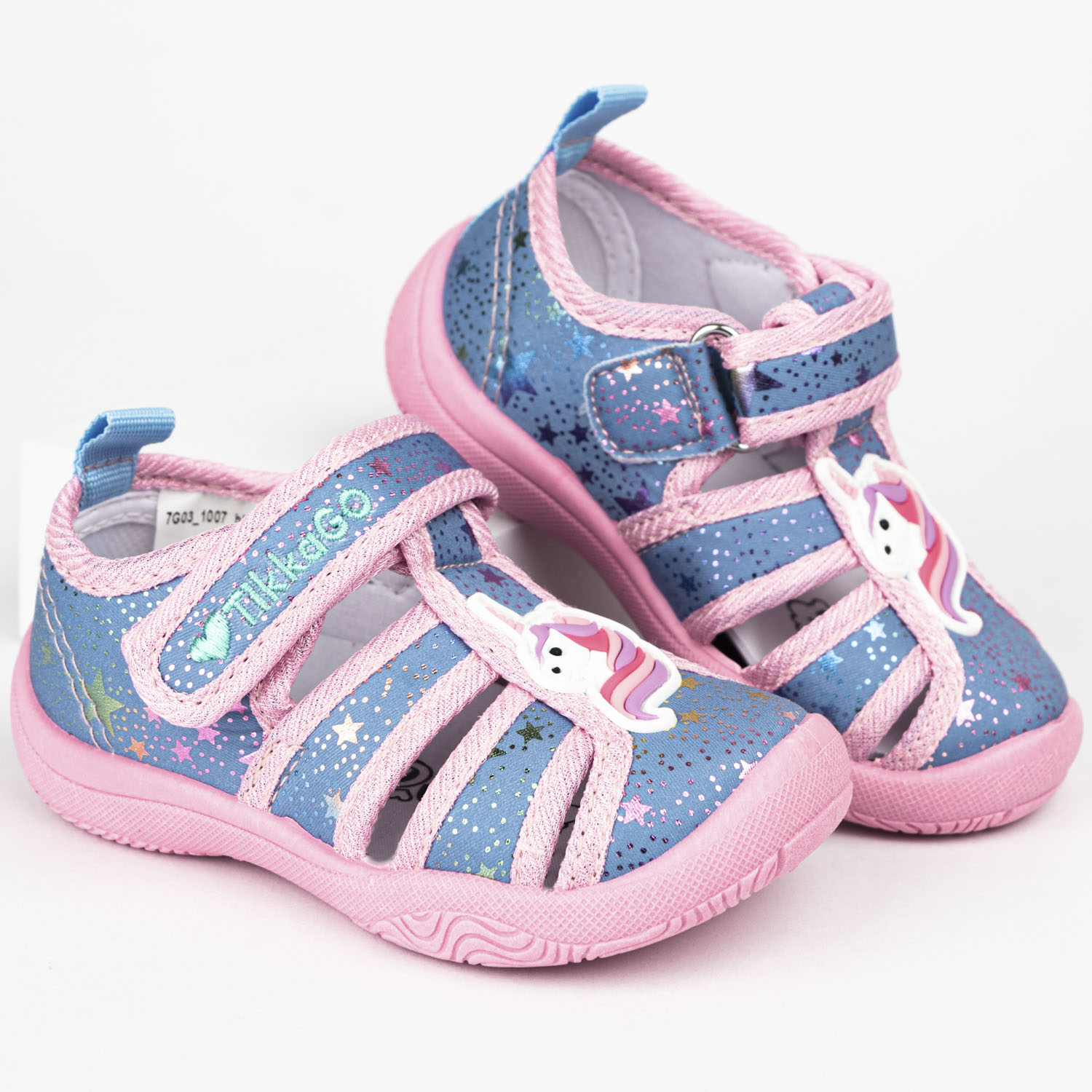 Туфли TikkaGo 7G03_1007_blue-pink - фото 1