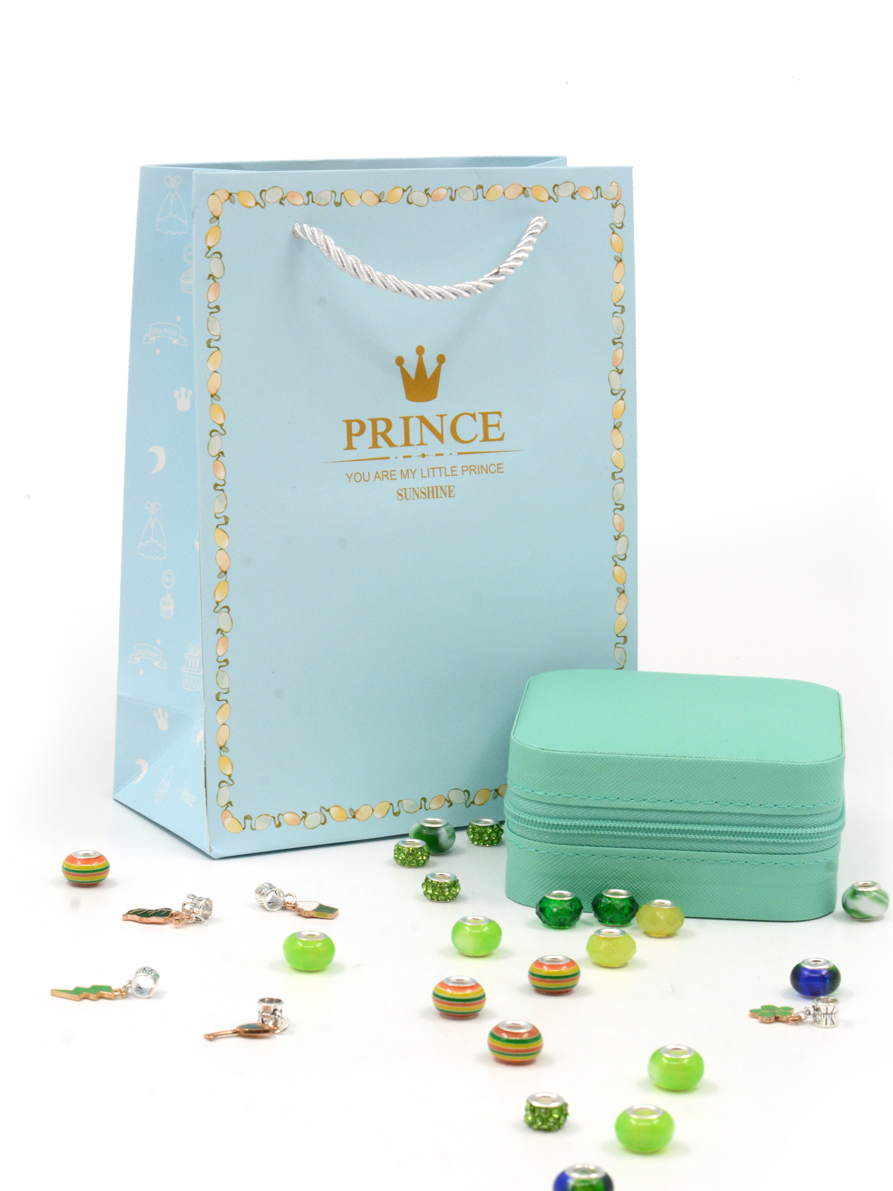 Набор для творчества Madliani бисер для создания украшений зеленый - фото 11