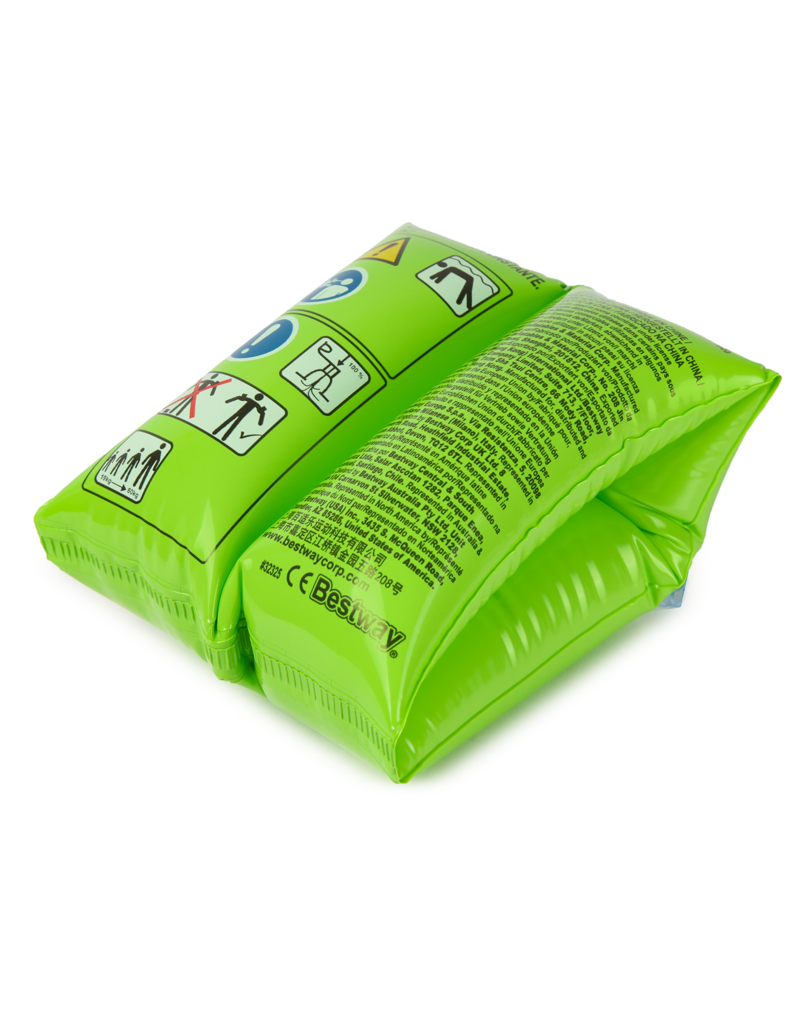 Нарукавники Bestway зеленые 25*20см - фото 4