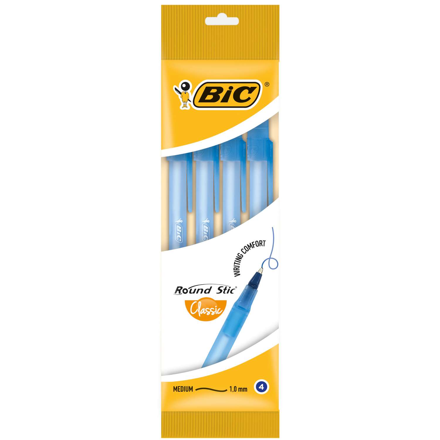 Ручка шариковая BIC 4 шт. - фото 1