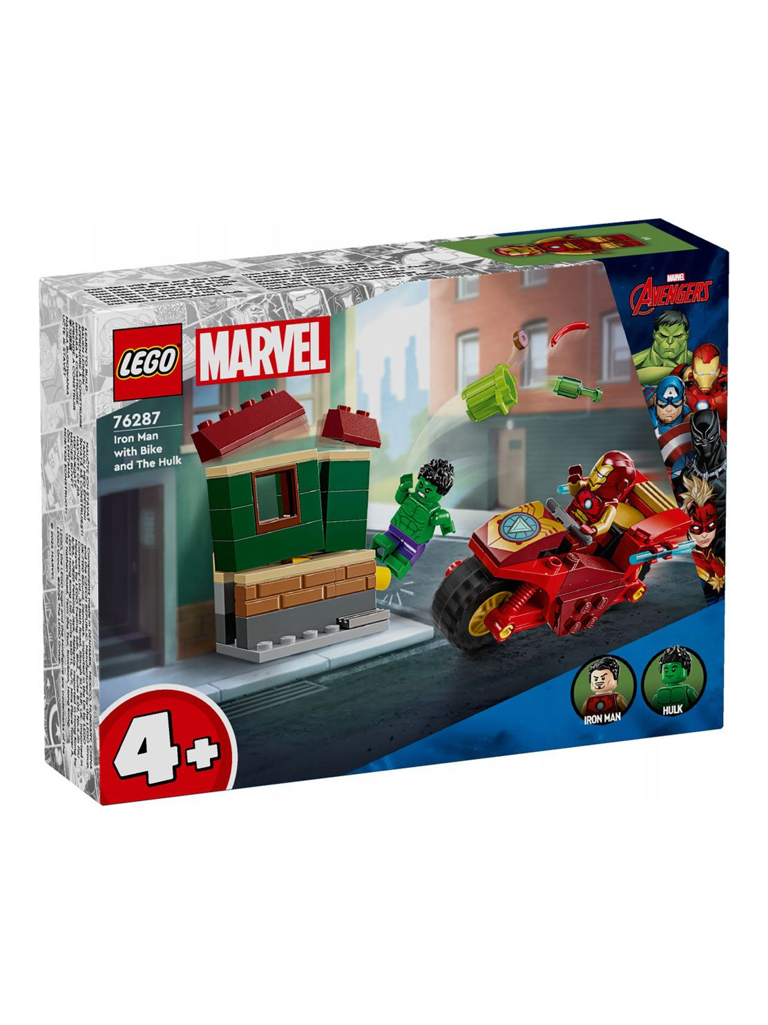 Конструктор LEGO Marvel Super Heroes Железный человек и Халк 68 дет. - фото 1