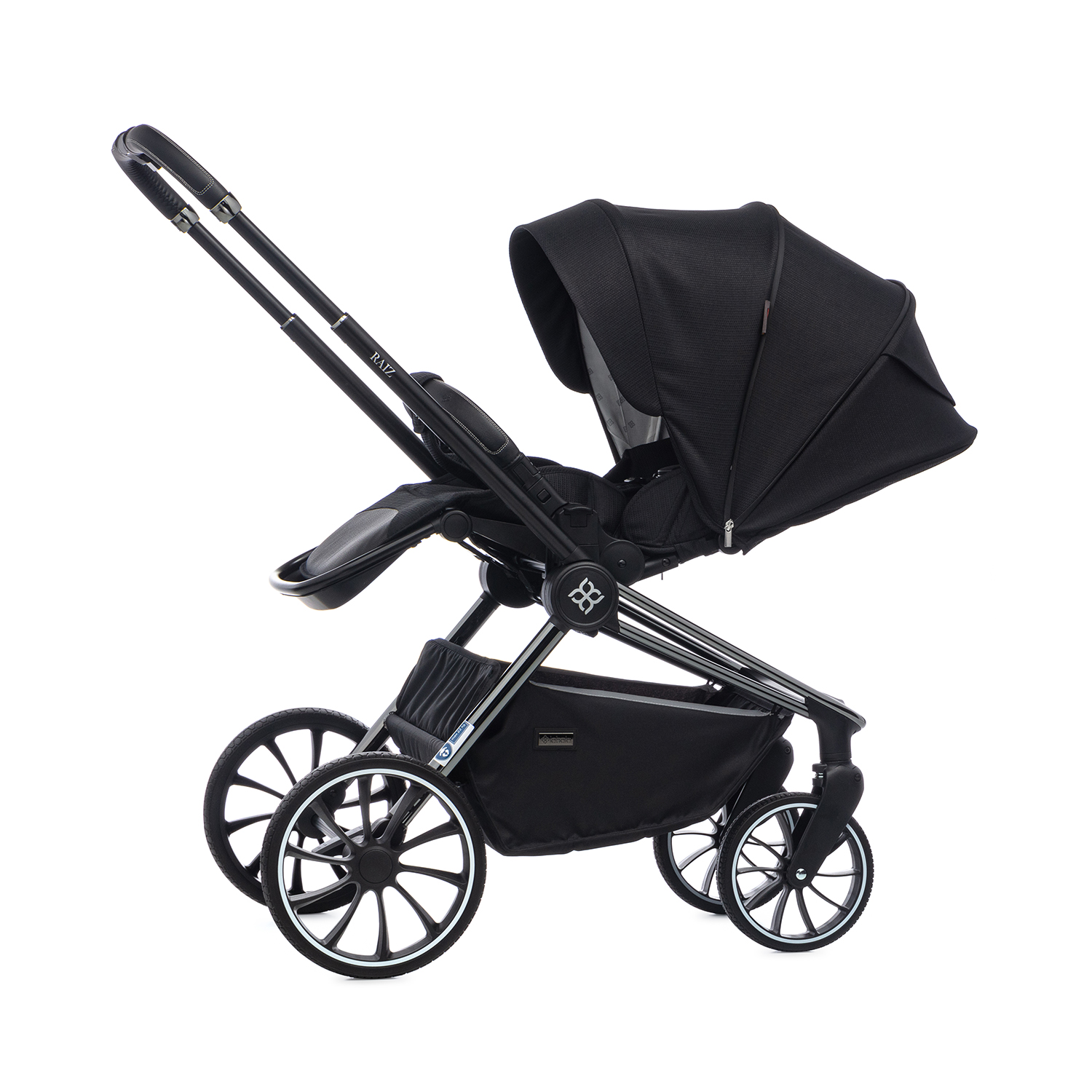 Коляска 2в1 Labala Raiz Black - фото 13