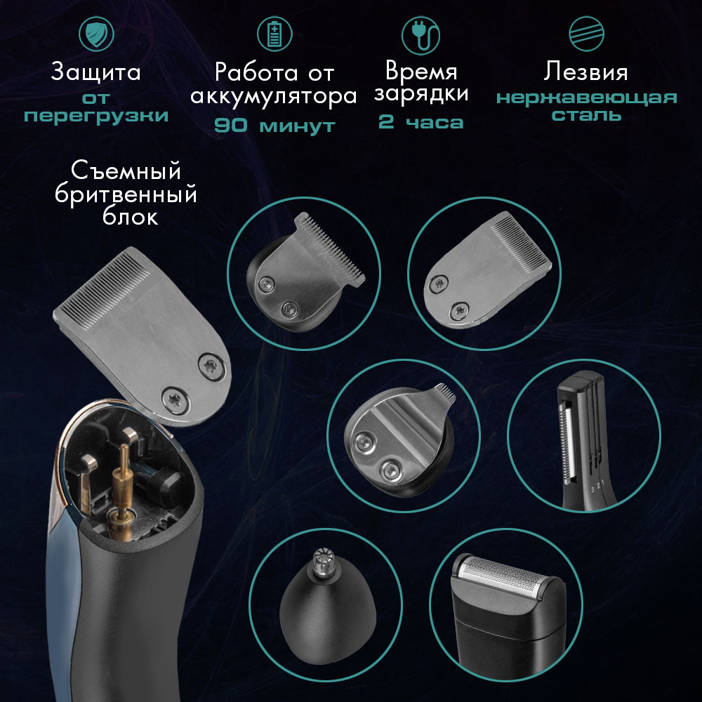Машинка для стрижки волос ENDEVER Sven-988 - фото 4