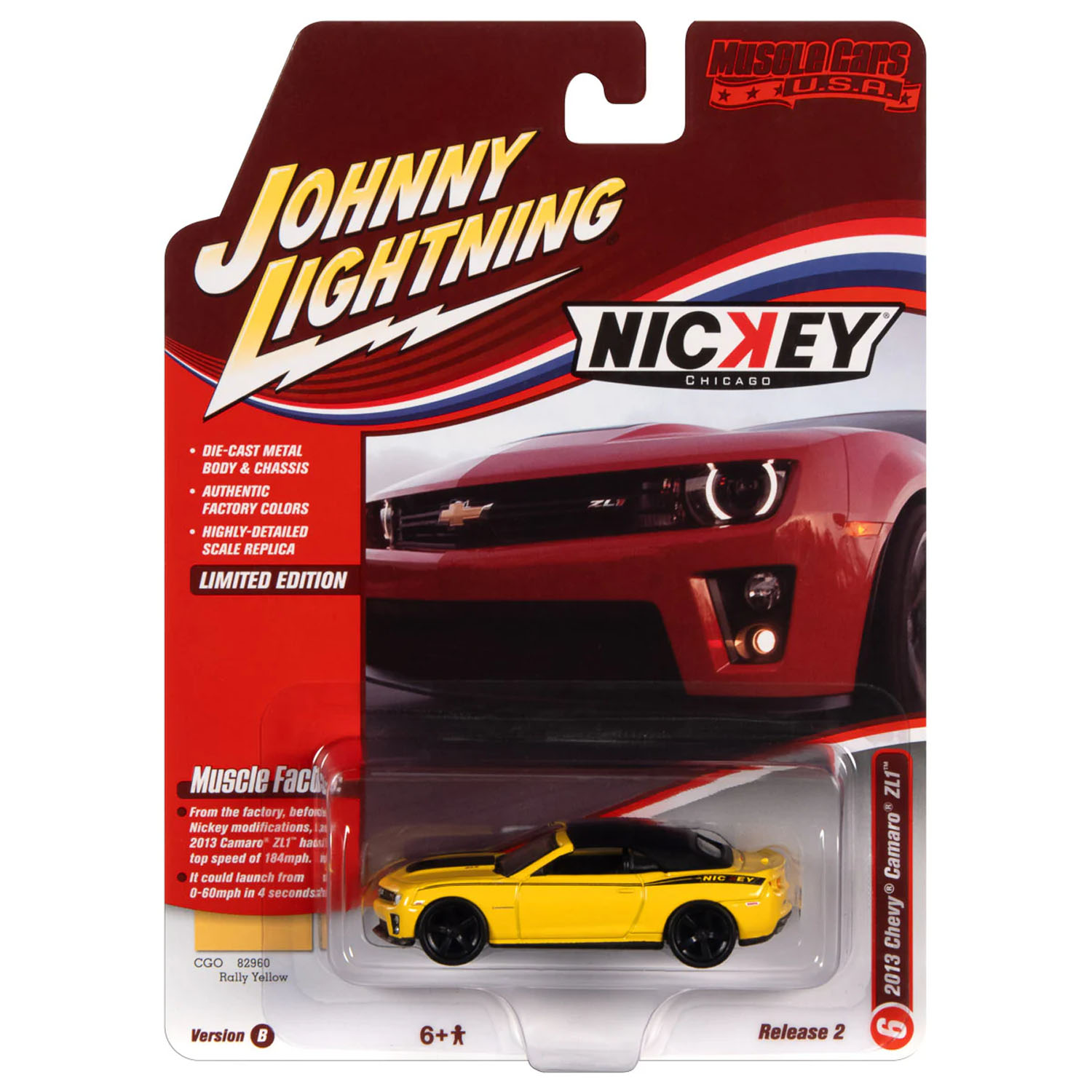 Автомобиль Johnny Lightning 1:64 JLMC030B-R2-N6 - фото 3