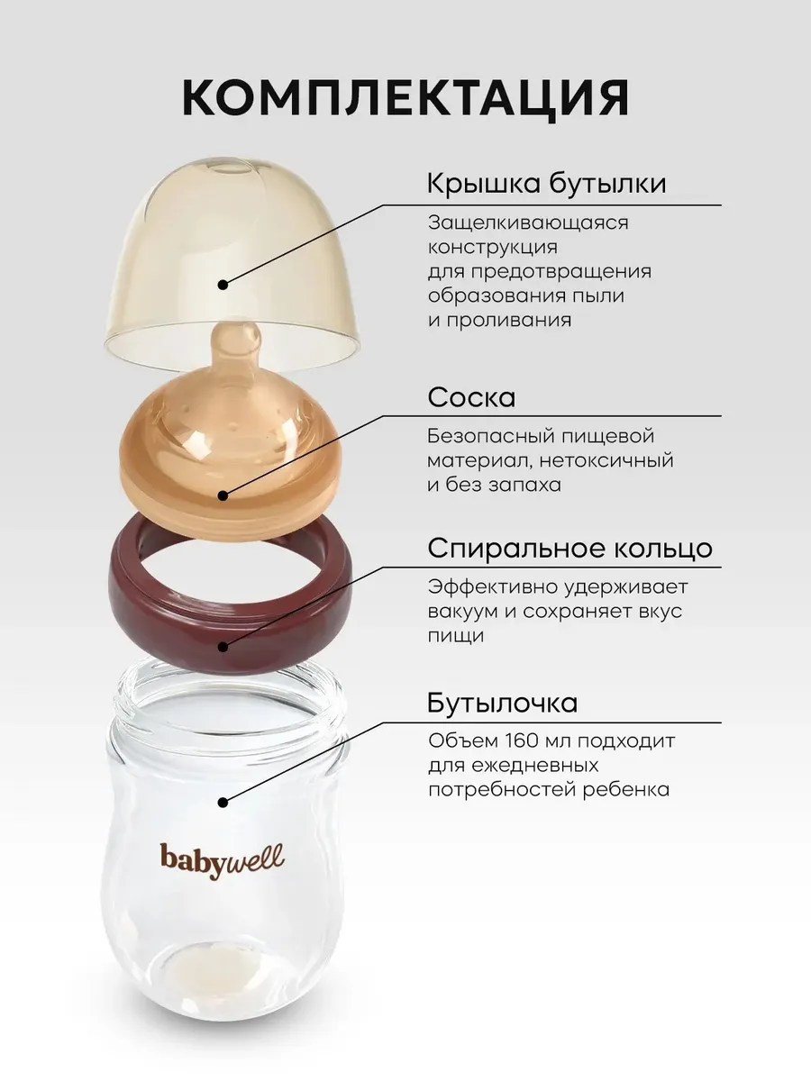 Бутылочка BabyWell 160 мл - фото 4