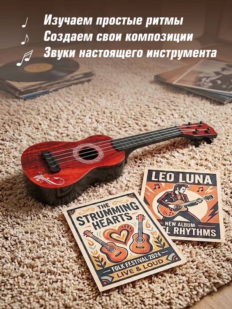 Игрушка музыкальная Veld Co гитара - фото 9