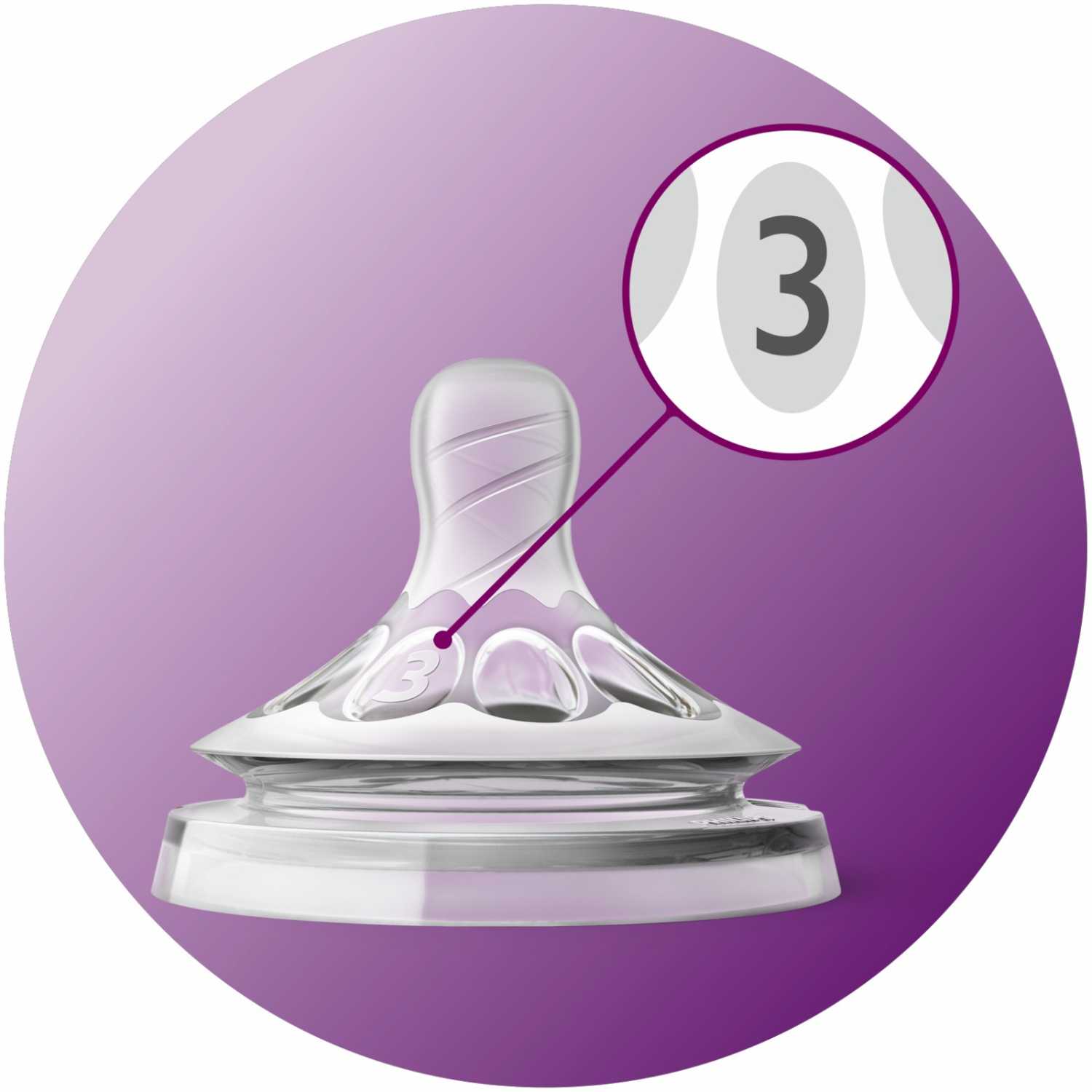 Соска Philips Avent Natural силикон (средний поток) 2 шт. - фото 5