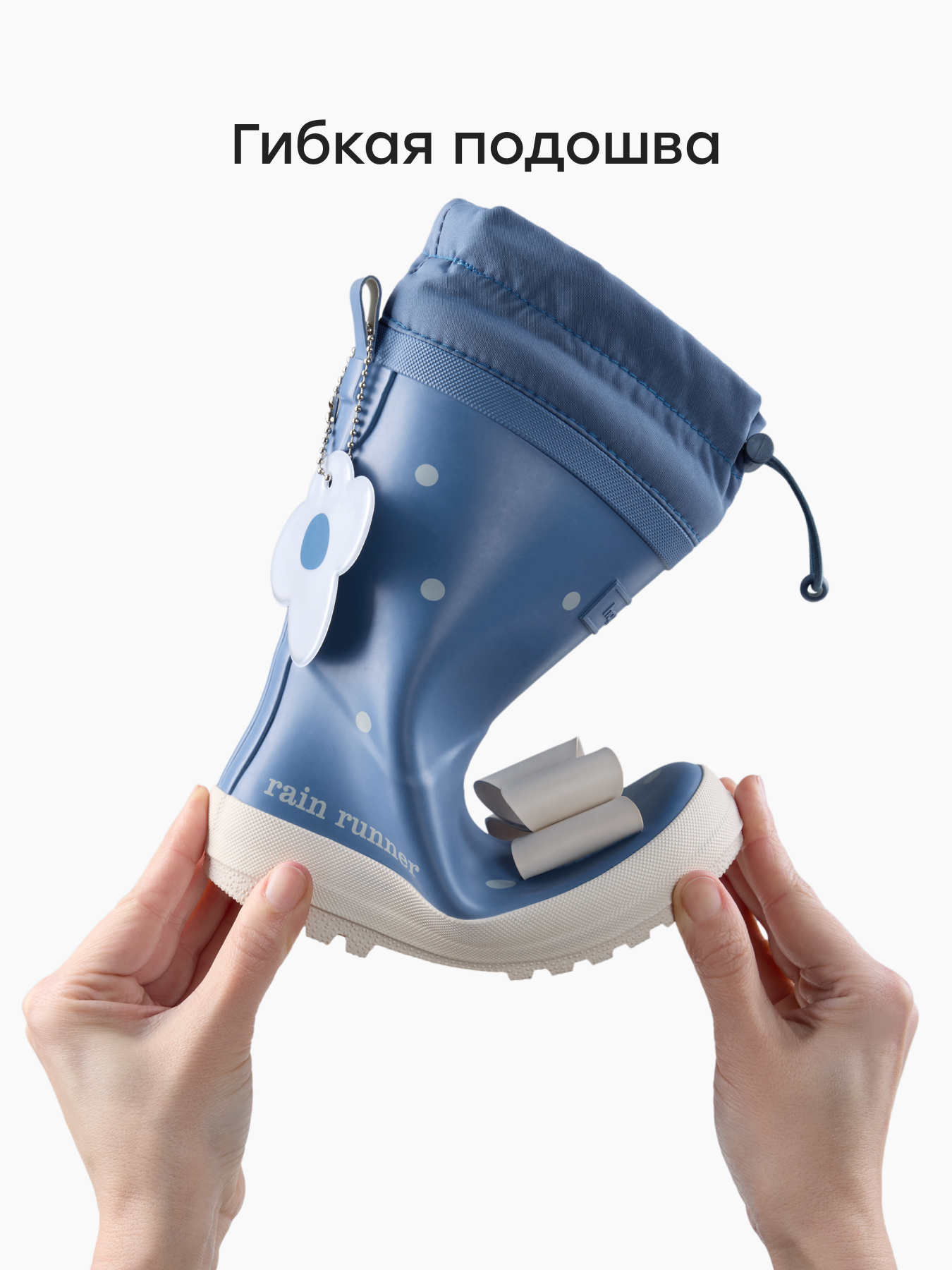 Резиновые сапоги Happy Baby 86574_light-blue - фото 6