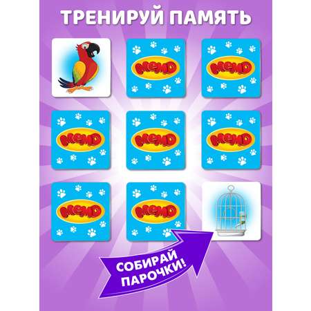 Настольная игра Русский стиль Мемо Парочки Кто где живет