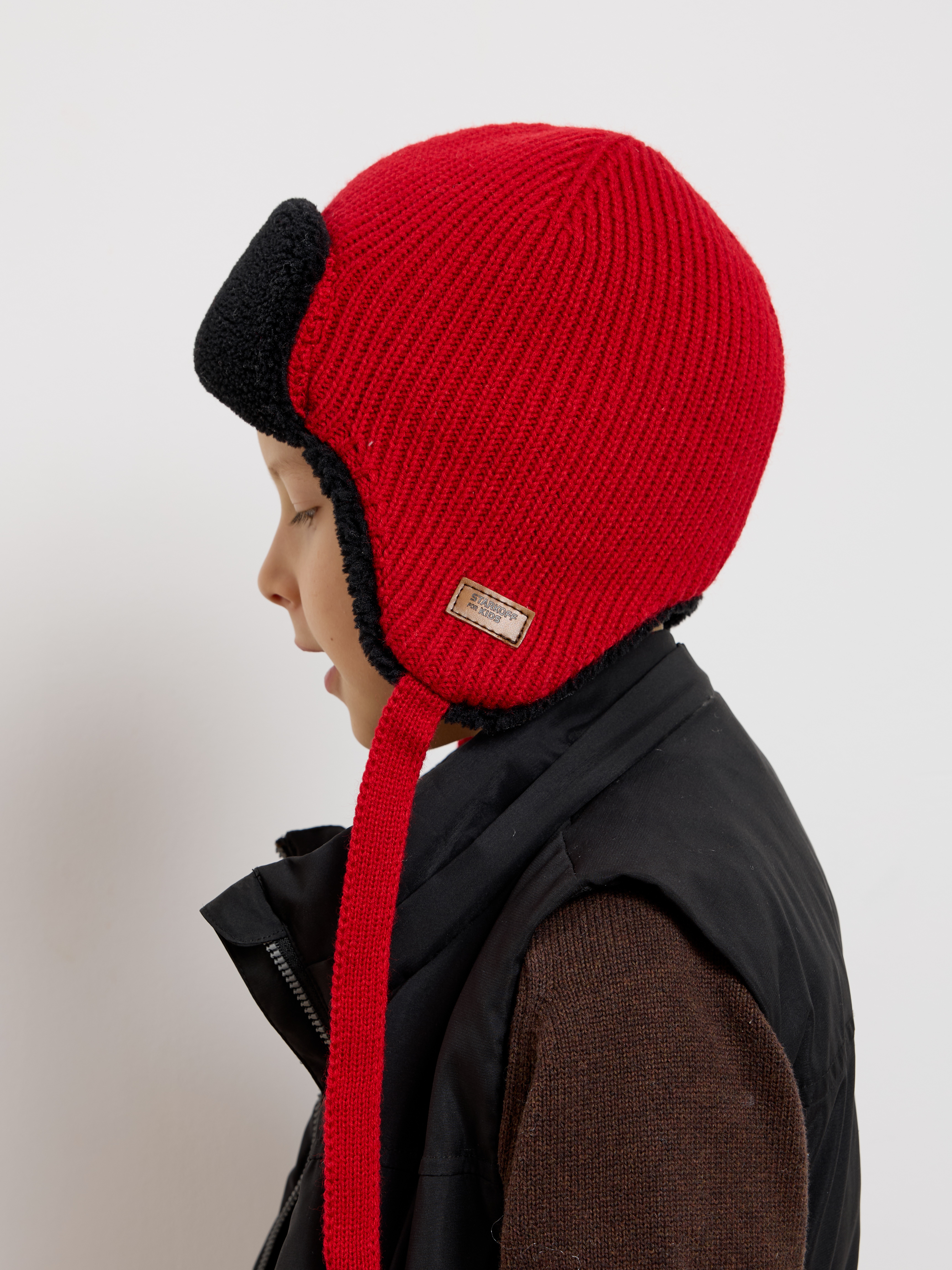 Шапка-ушанка Starkoff Kids Д301122/01 - фото 7