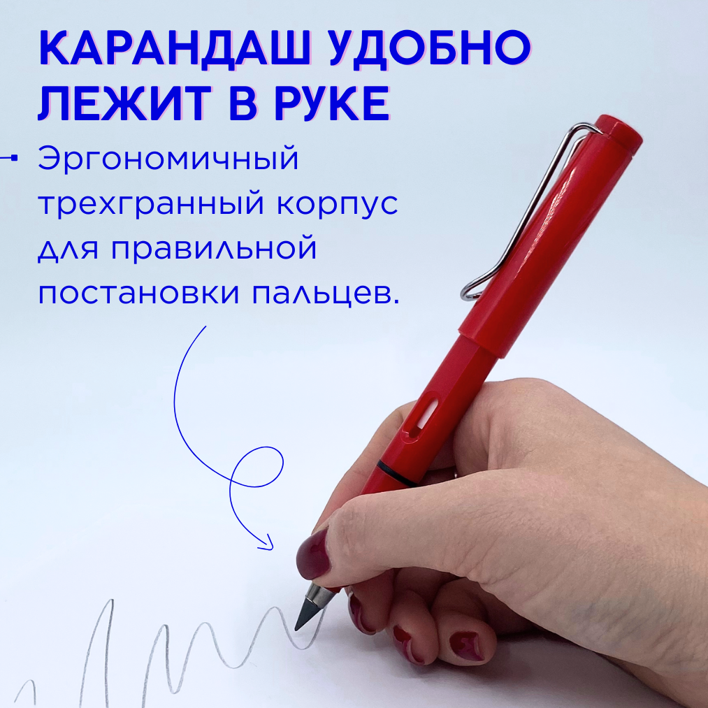 Карандаши чернографитные CANBI 1 шт. - фото 7