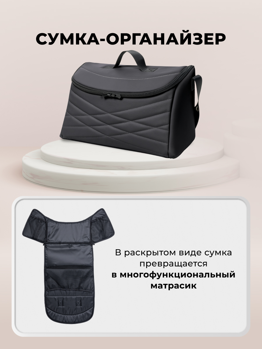 Коляска трансформер Aimile Pro черный - фото 8