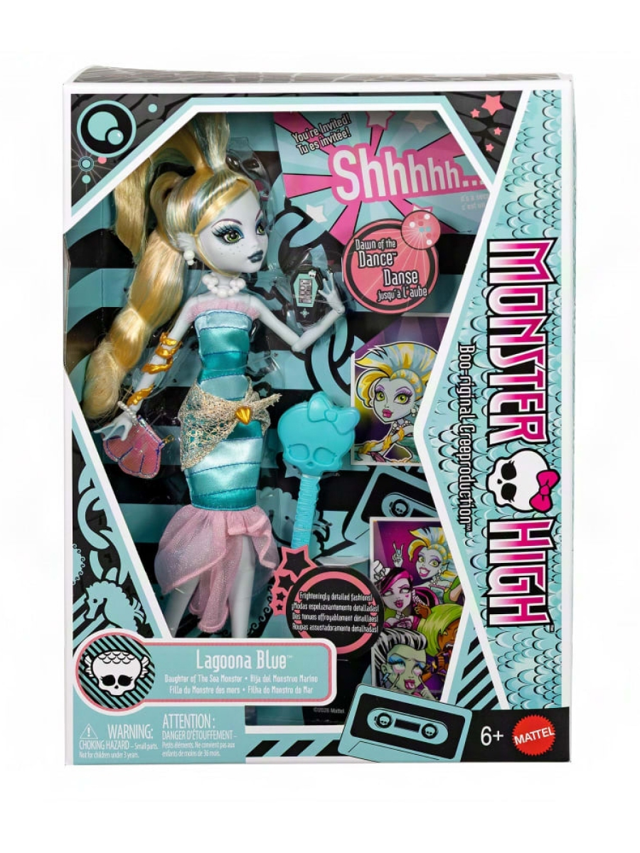 Кукла модельная Monster High Dawn of Dance Лагуна Блю высота 27 см JKM48 - фото 4