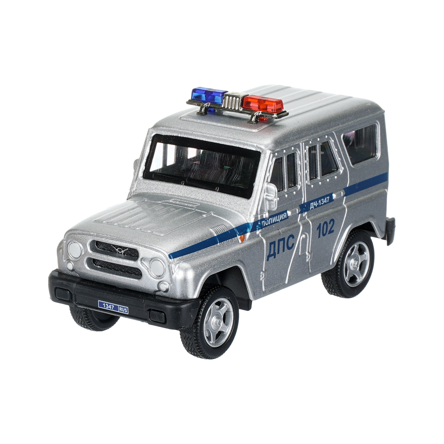 Игровой набор Технопарк УАЗ Гараж Полиция 410504 - фото 6