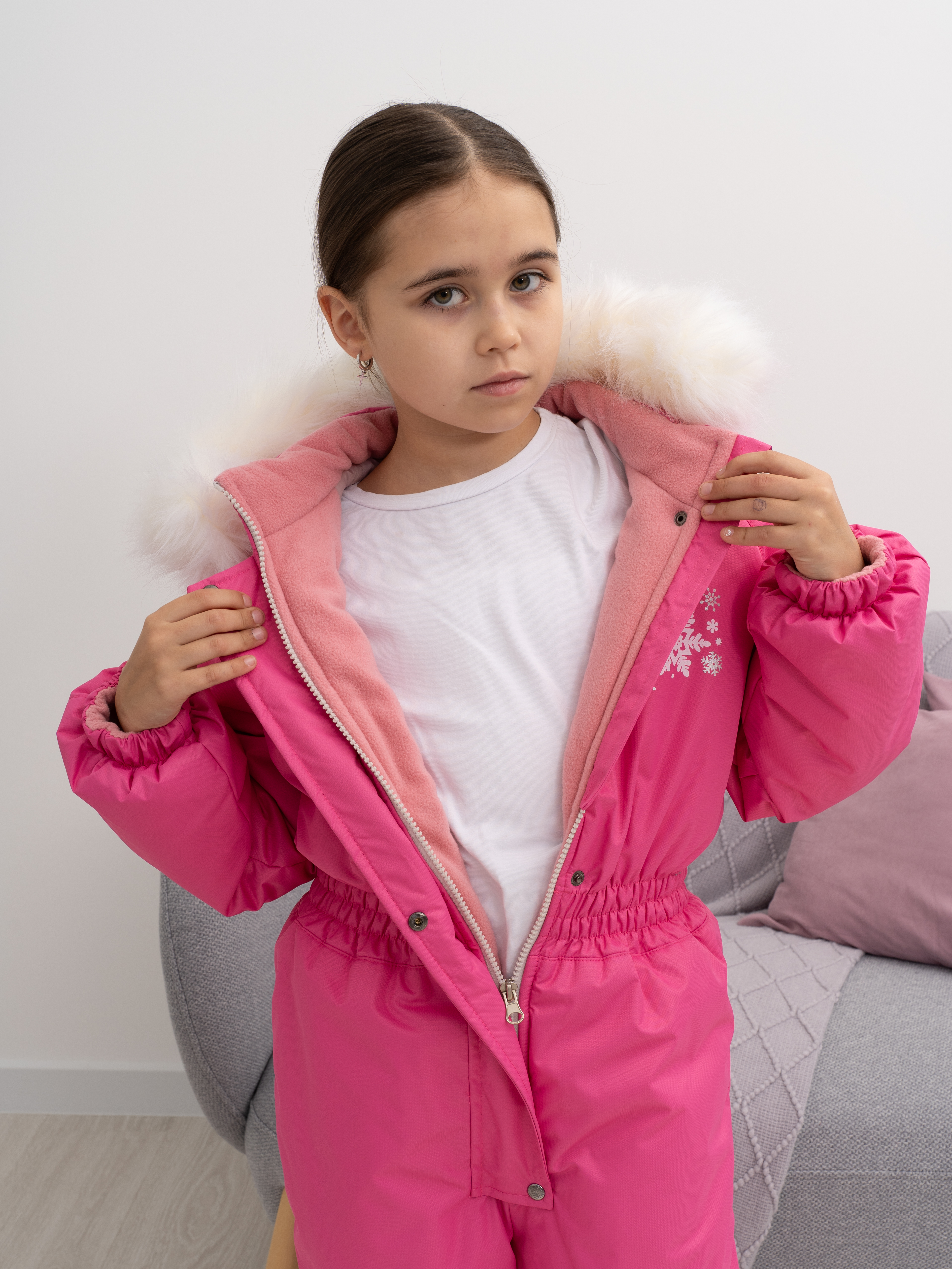 Комбинезон Arctic kids 30-019/1 розовый - фото 20