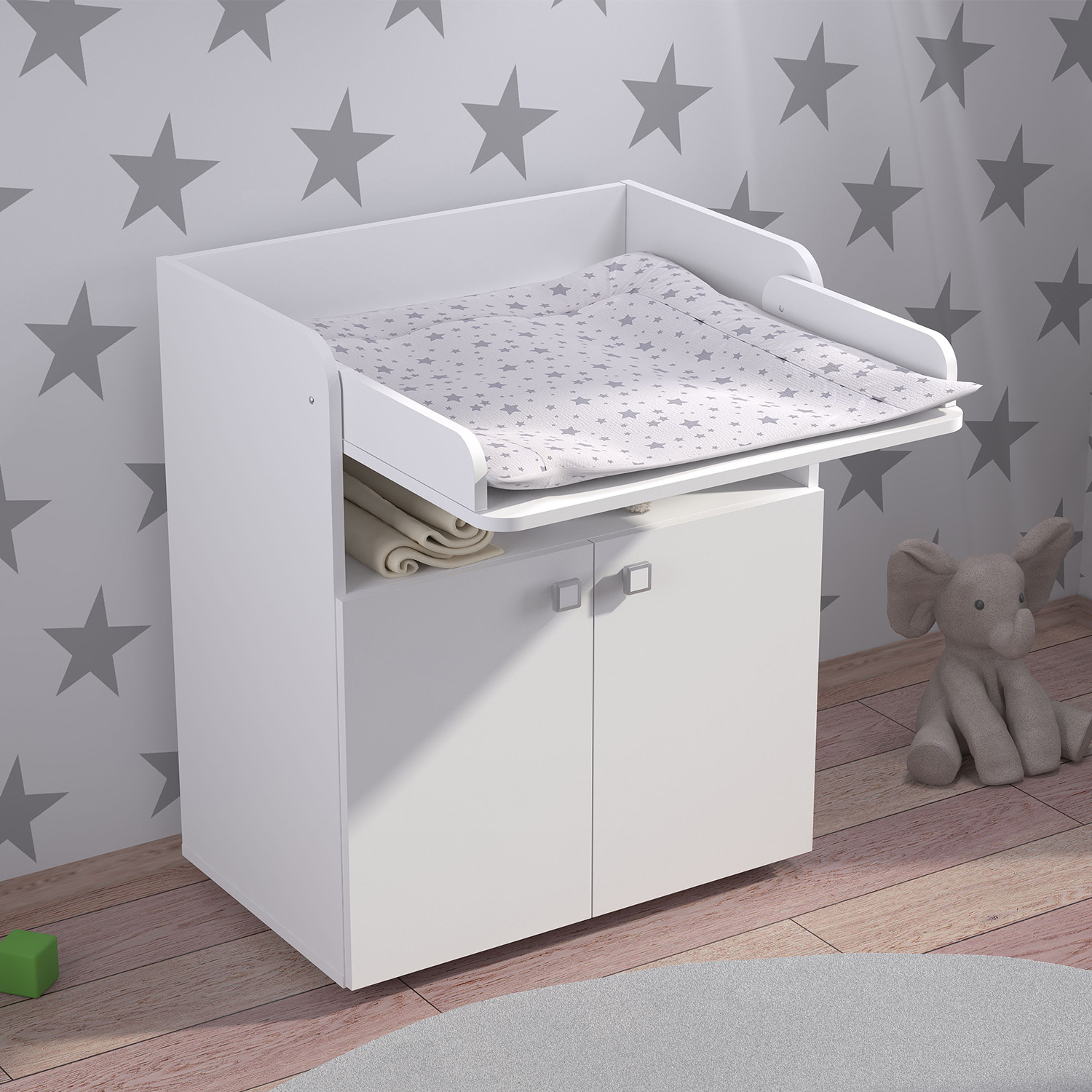 Комод Polini kids Simple 1270 Белый - фото 12