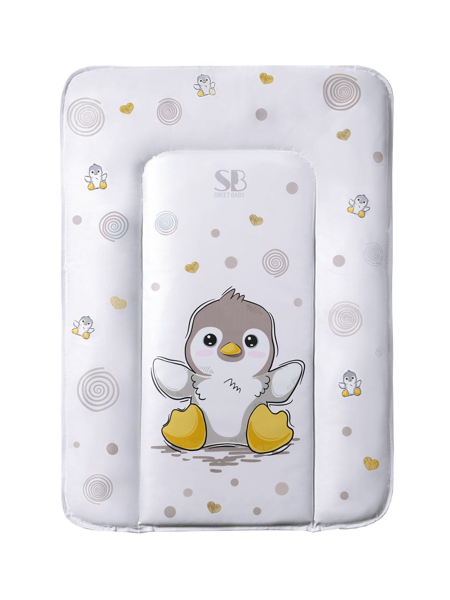 Матрас для пеленания Sweet Baby 48x71 пингвин бежевый - фото 5