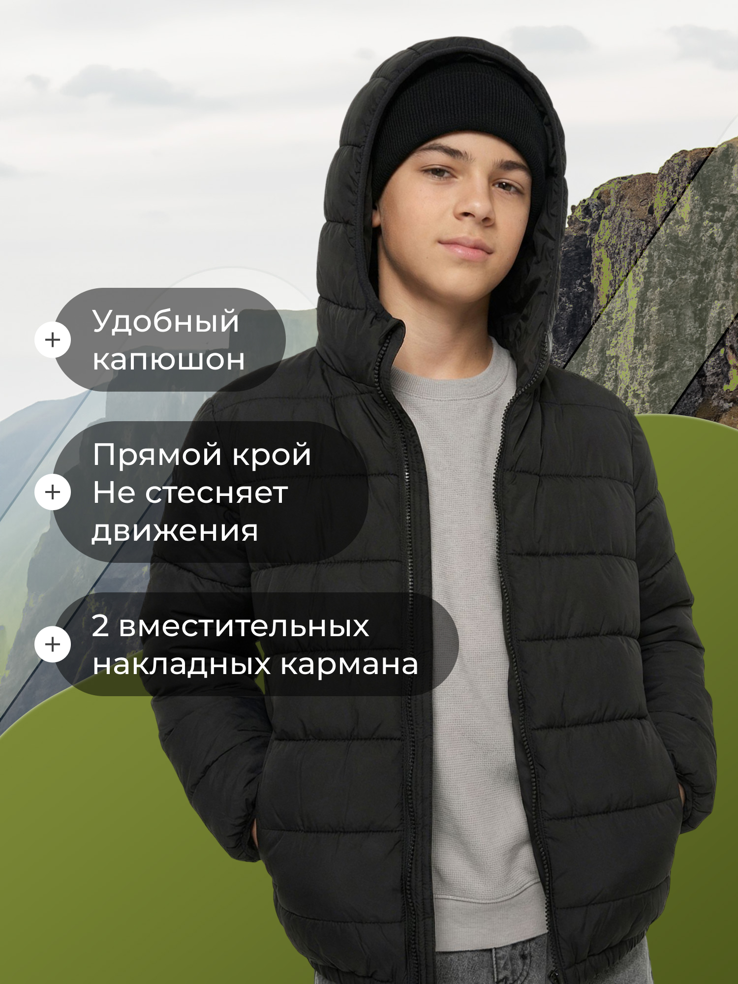 Куртка De Mount DMAS25121-8D3H-BLK - фото 6