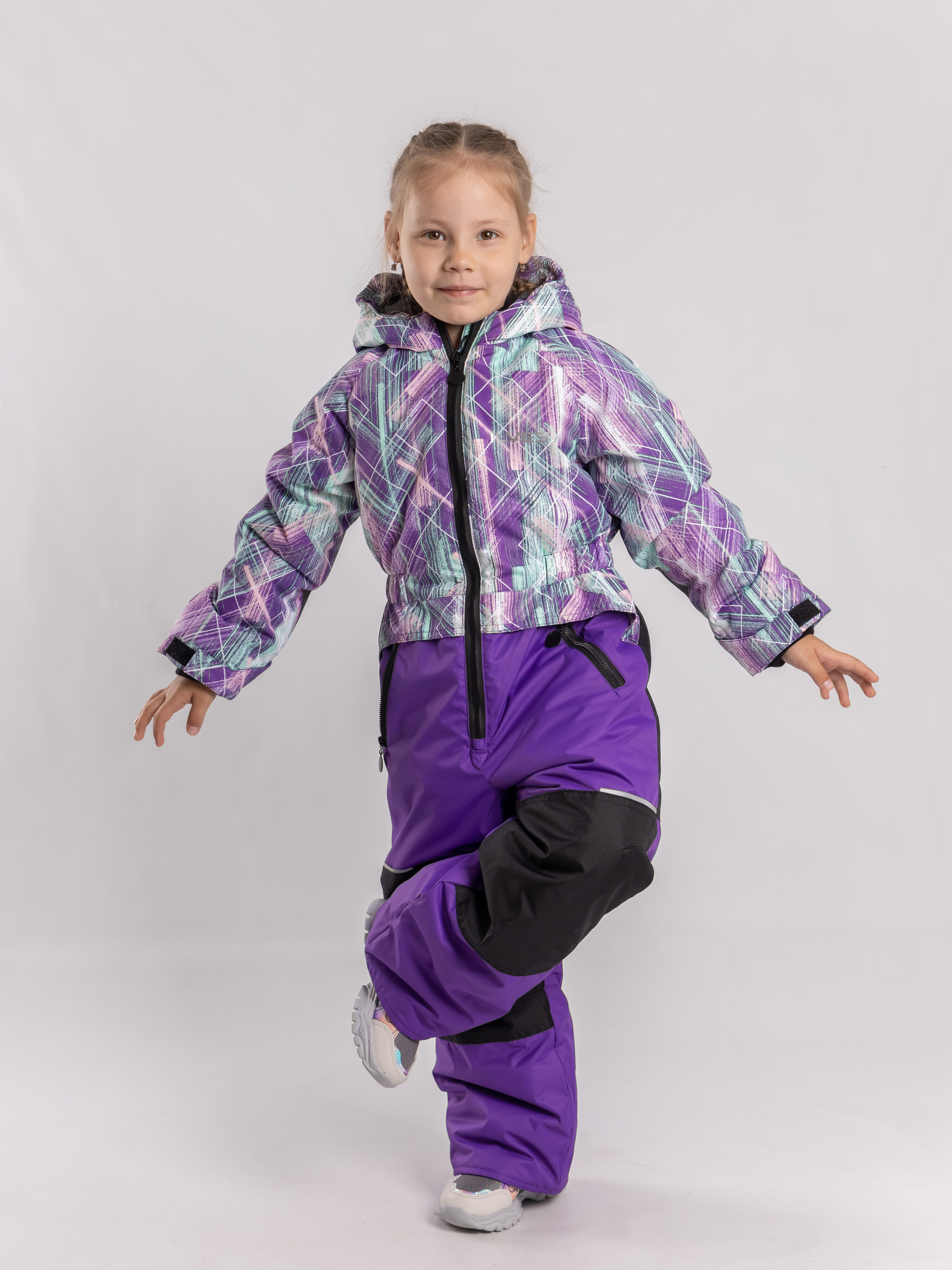 Комбинезон ILVES ILV-A-197/3 фиолетовый_розовый - фото 1