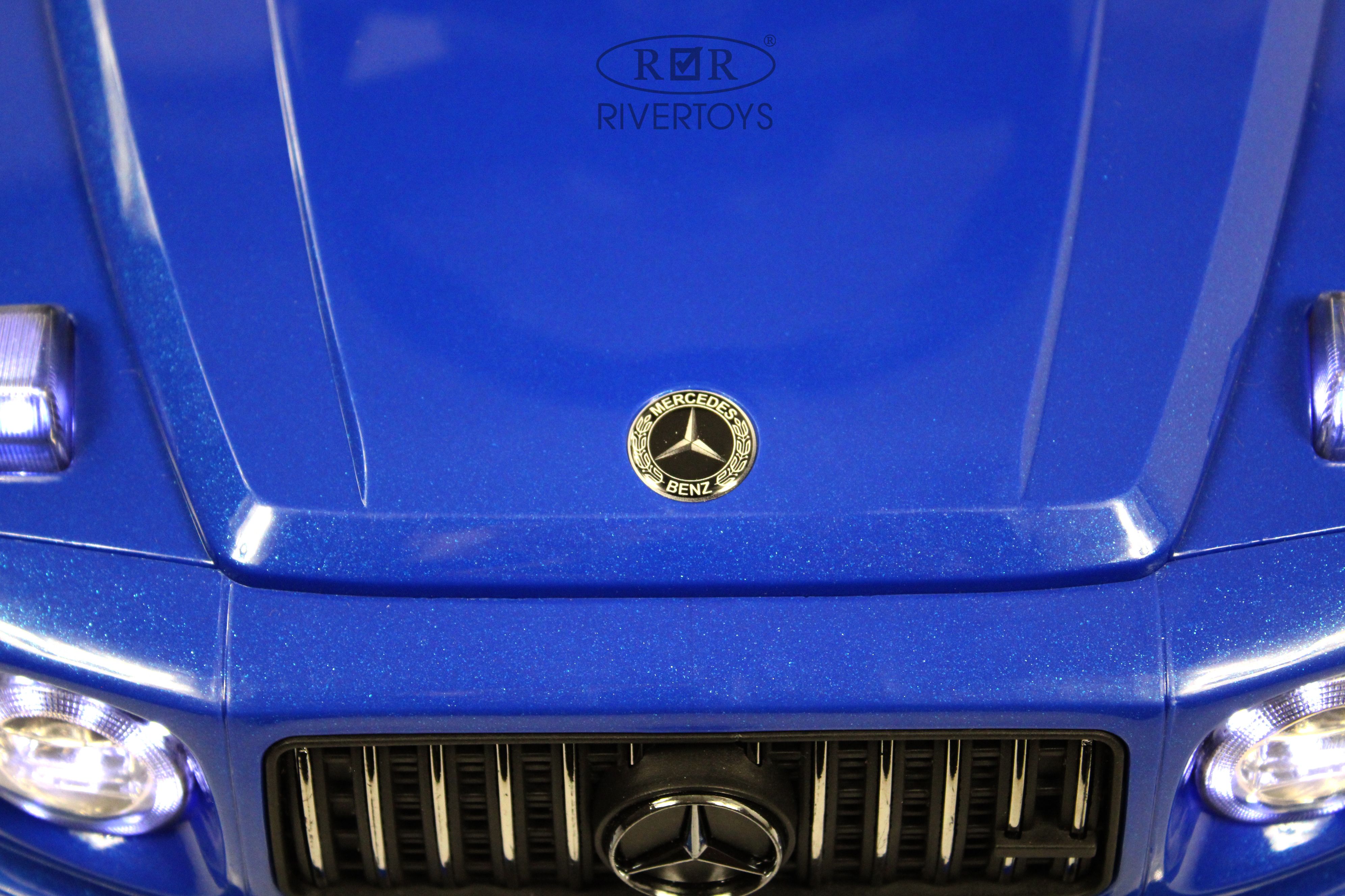 Электромобиль RIVERTOYS Mercedes Z001ZZ-A-BLUE-DIAMOND С пультом ДУ - фото 7