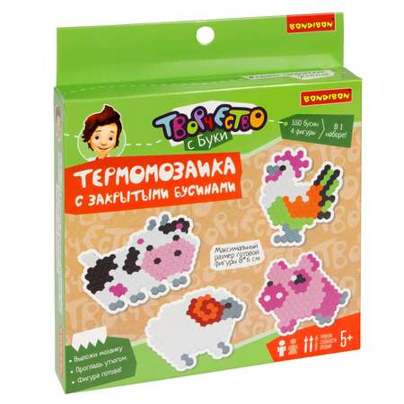 Термомозаика Bondibon с закрытыми бусинами