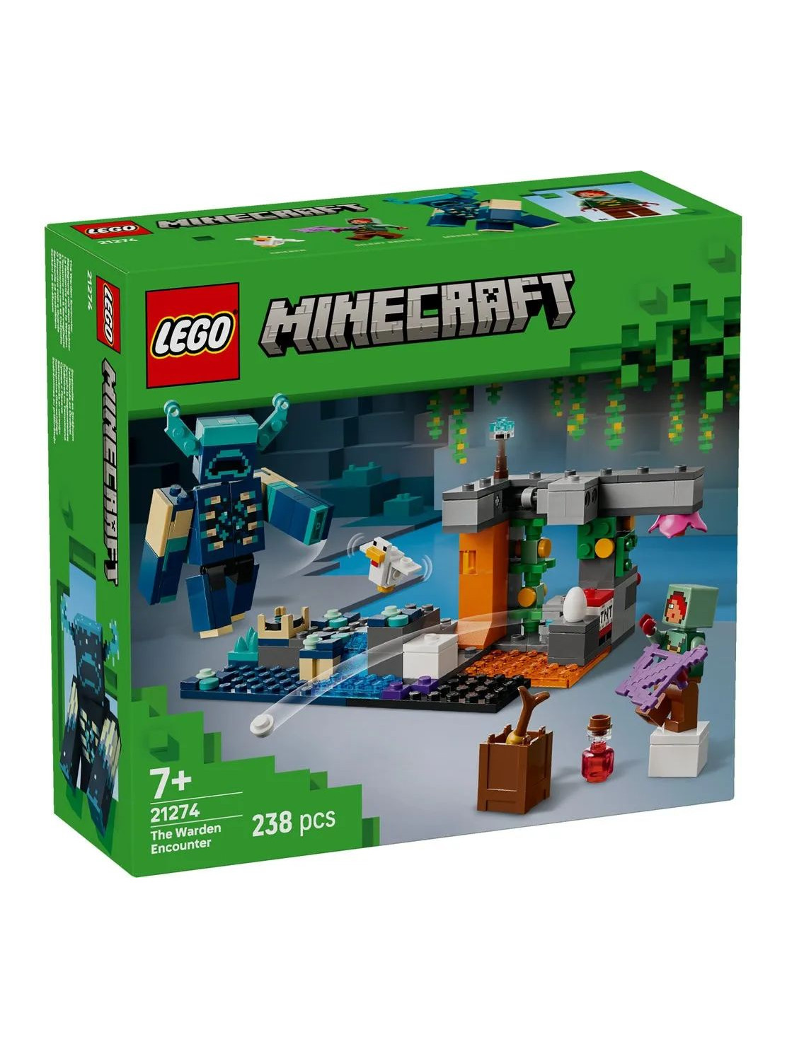 Конструктор LEGO Minecraft Встреча с Хранителем 238 дет. - фото 1