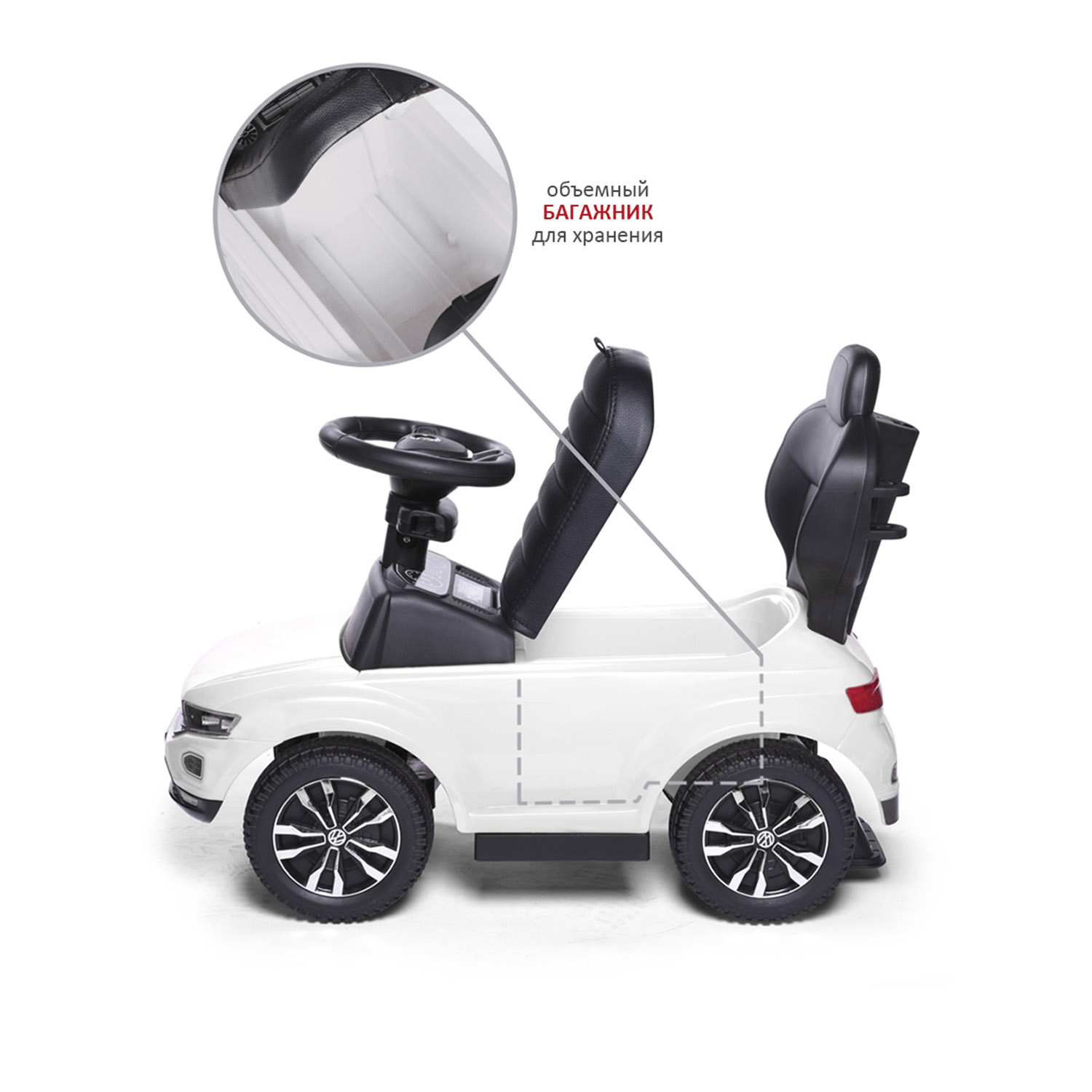 Пушкар BabyCare T-ROC с ручкой - фото 5