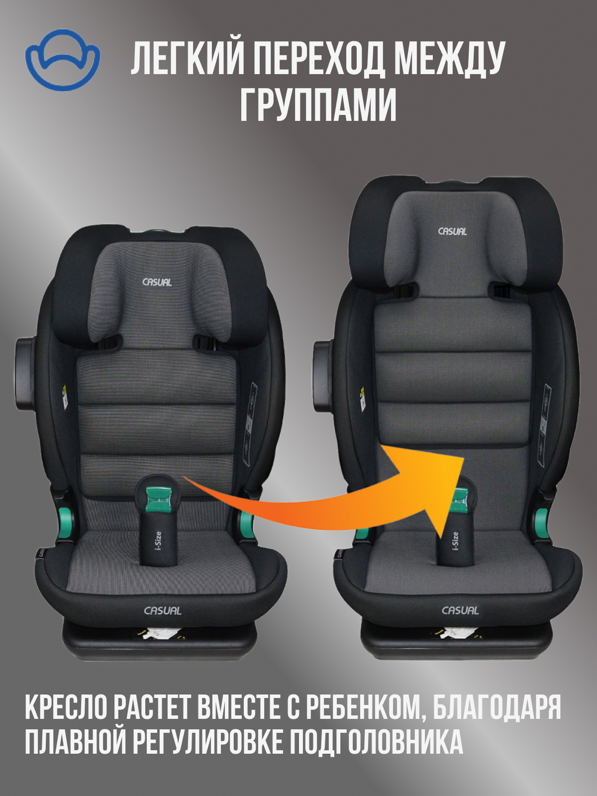 Автокресло Casual Classfix Pro Isofix 2/3 (15-36 кг) - фото 6