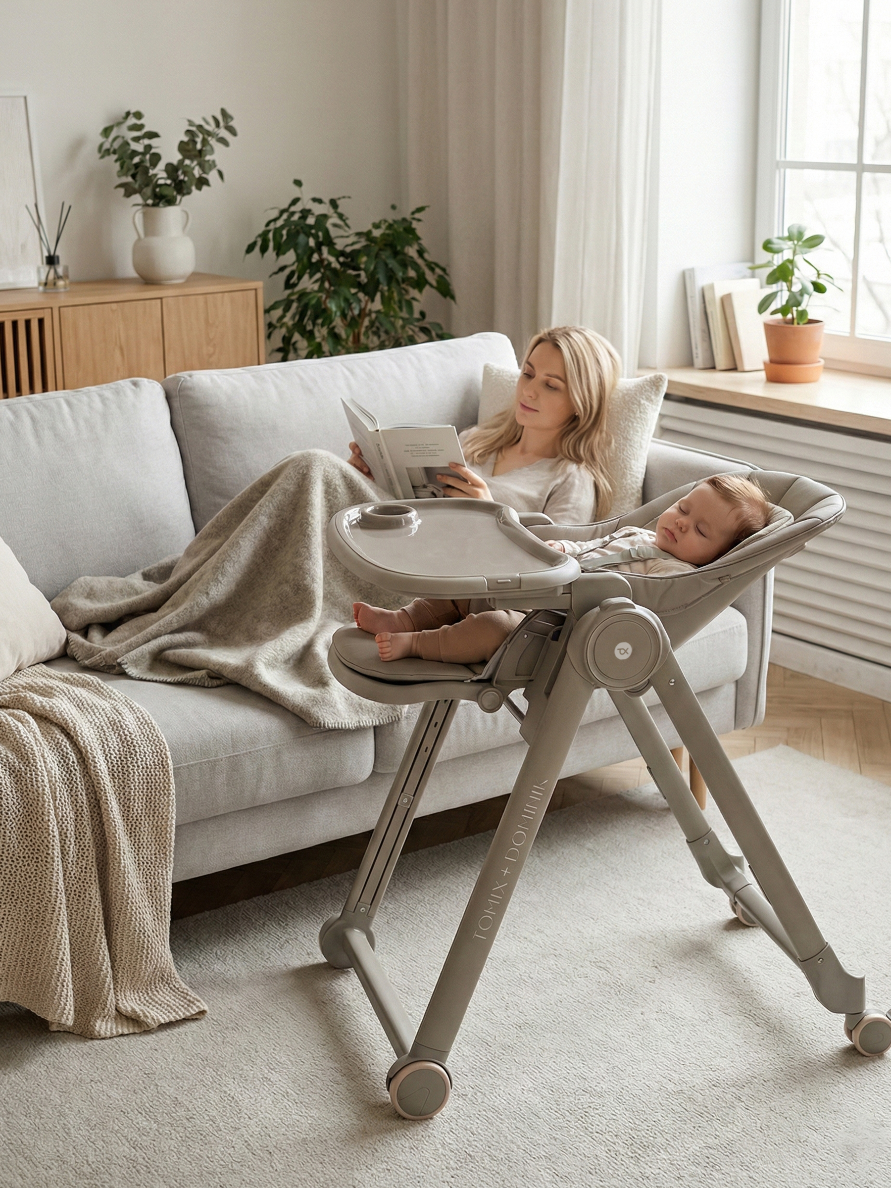 Шезлонг Tomix Dominik зеленый - фото 16