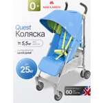 Коляска прогулочная Maclaren Quest Marina/Limeade голубой