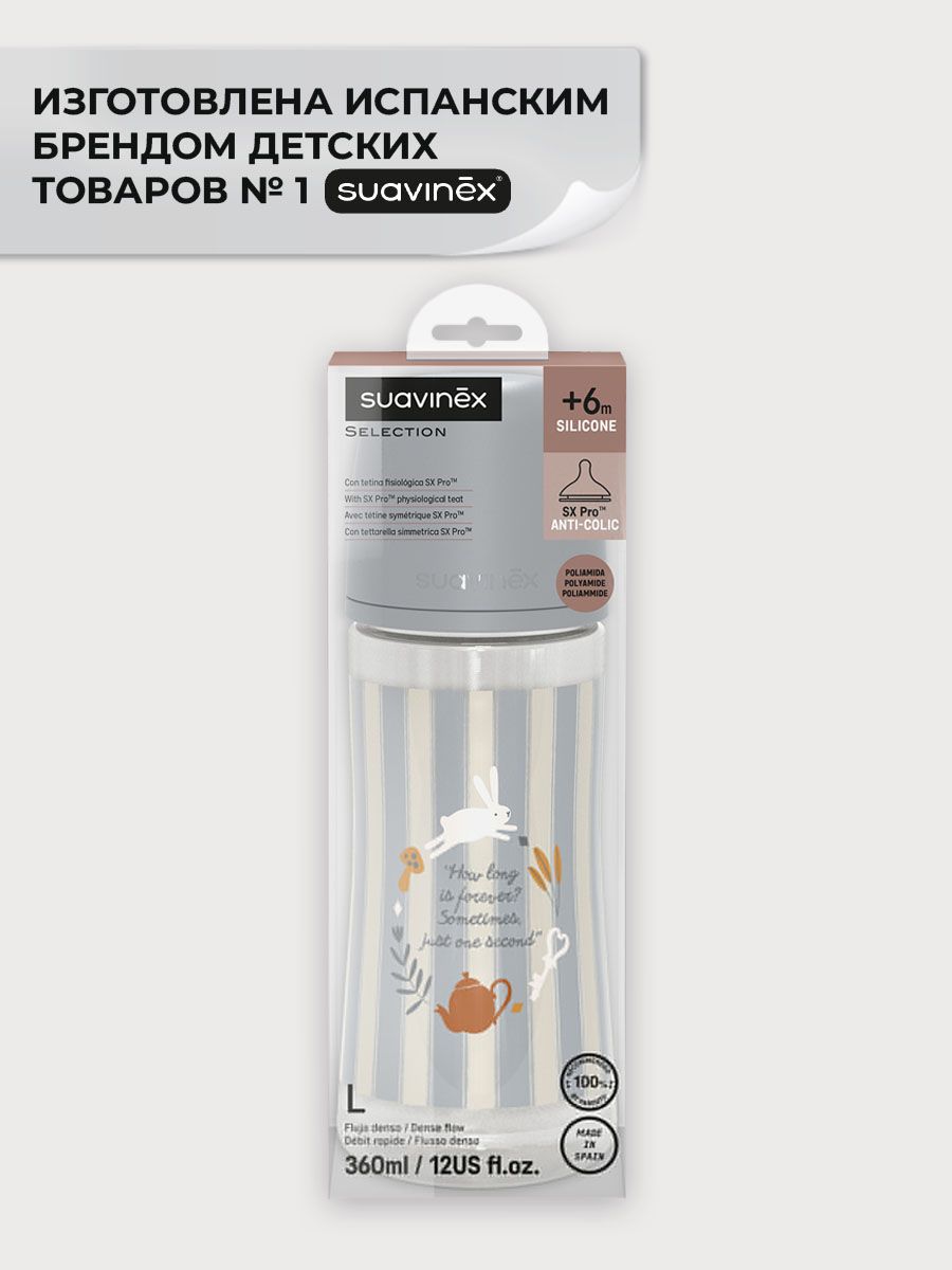 Бутылочка Suavinex 360 мл - фото 4