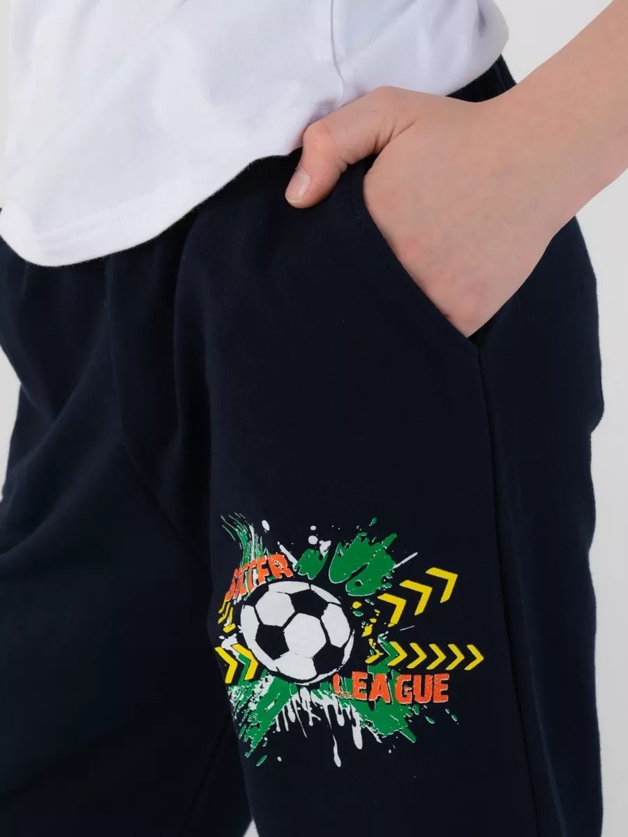 Брюки спортивные DANKIDS БрюкиSOCCER-Тёмно-синий- Ронда - фото 4