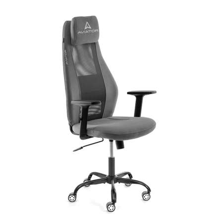 Компьютерное кресло TETCHAIR флок/ткань серый